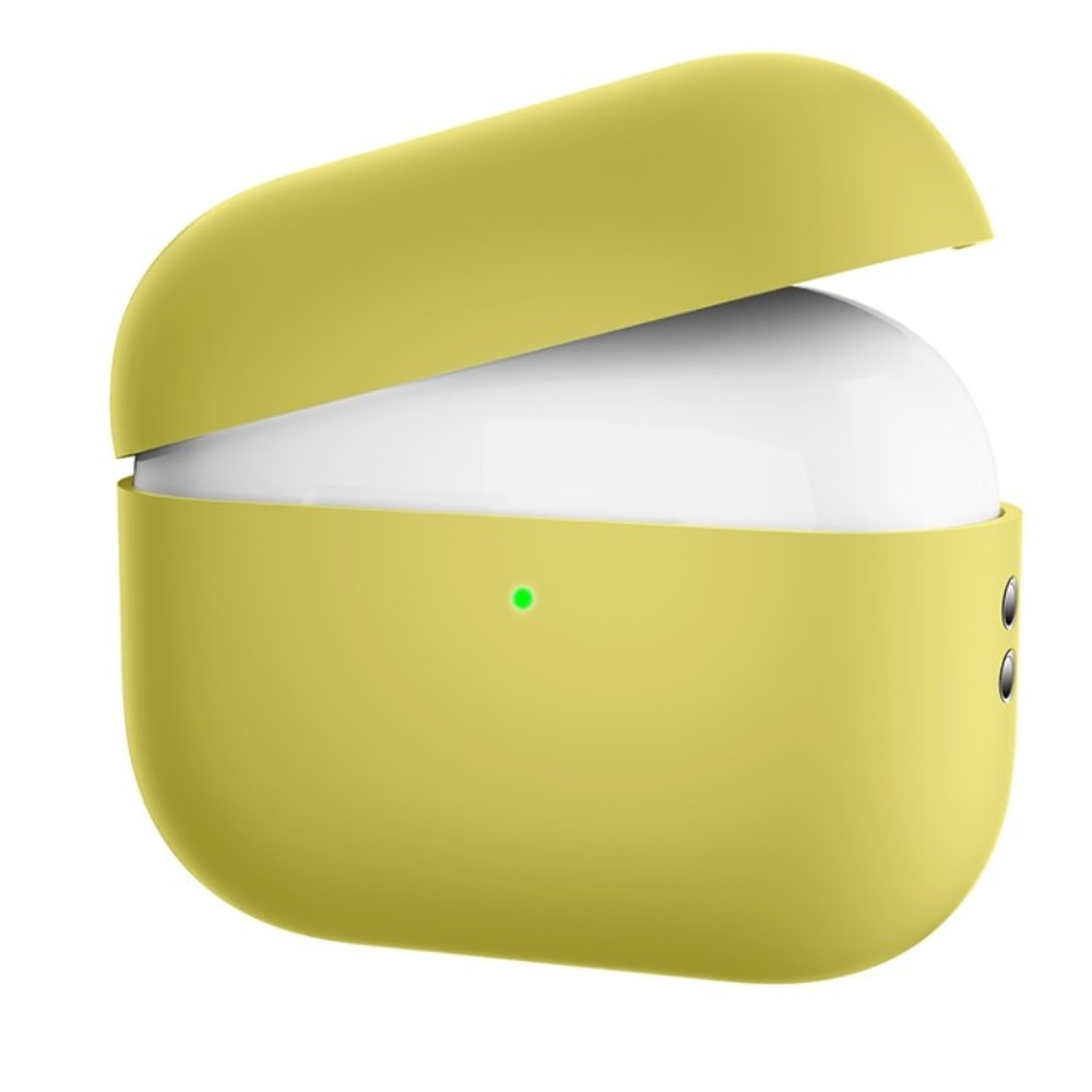 Silikonikotelo Apple AirPods Pro 2 keltainen