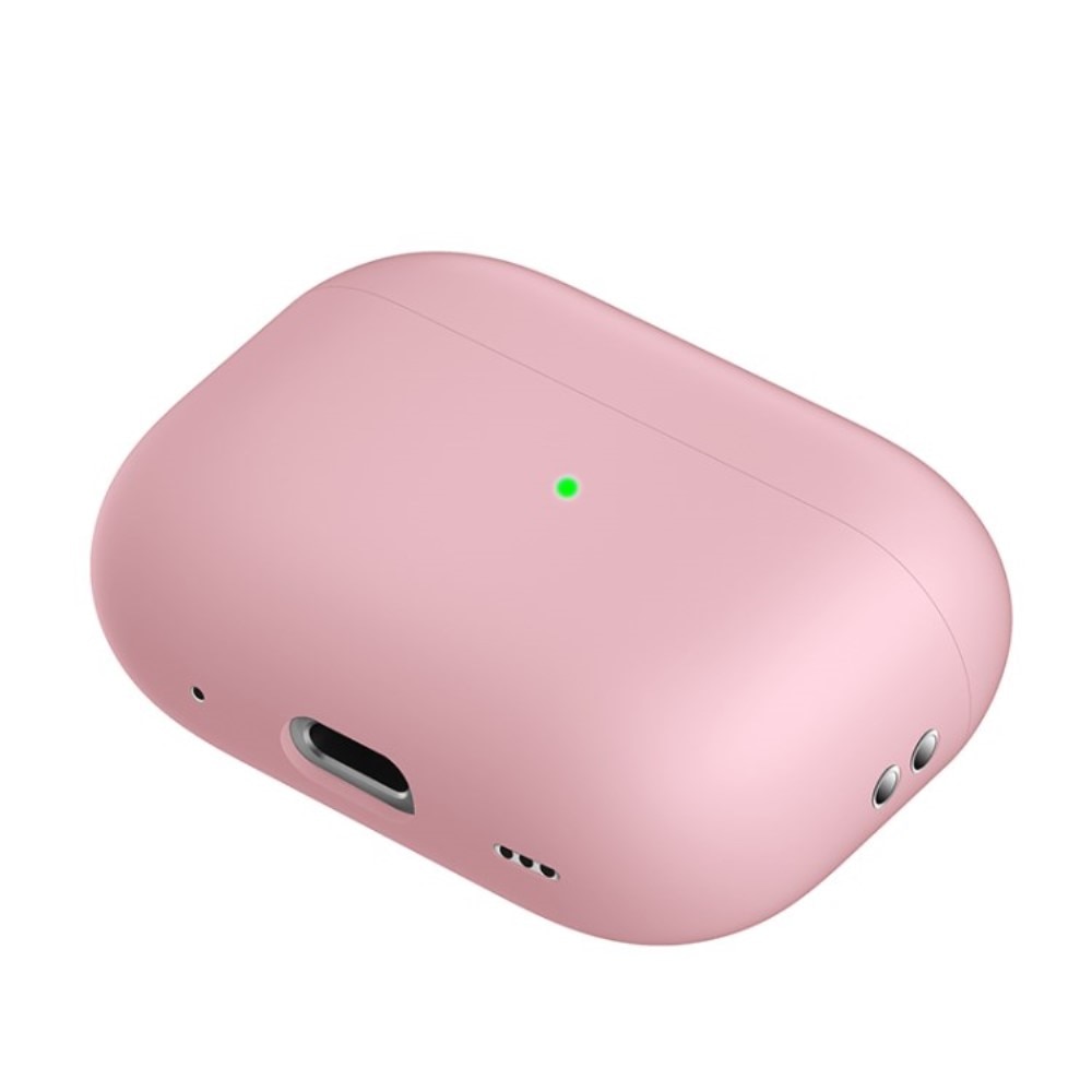 Silikonikotelo Apple AirPods Pro 2 vaaleanpunainen