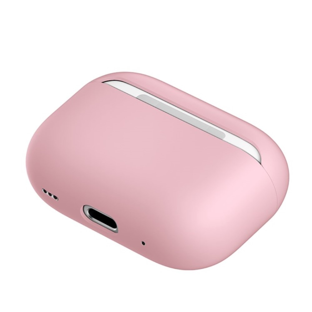 Silikonikotelo Apple AirPods Pro 2 vaaleanpunainen