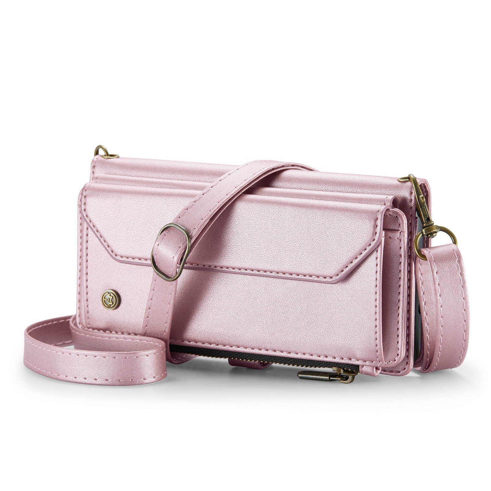 Lompakkolaukku iPhone 14 Pro vaaleanpunainen