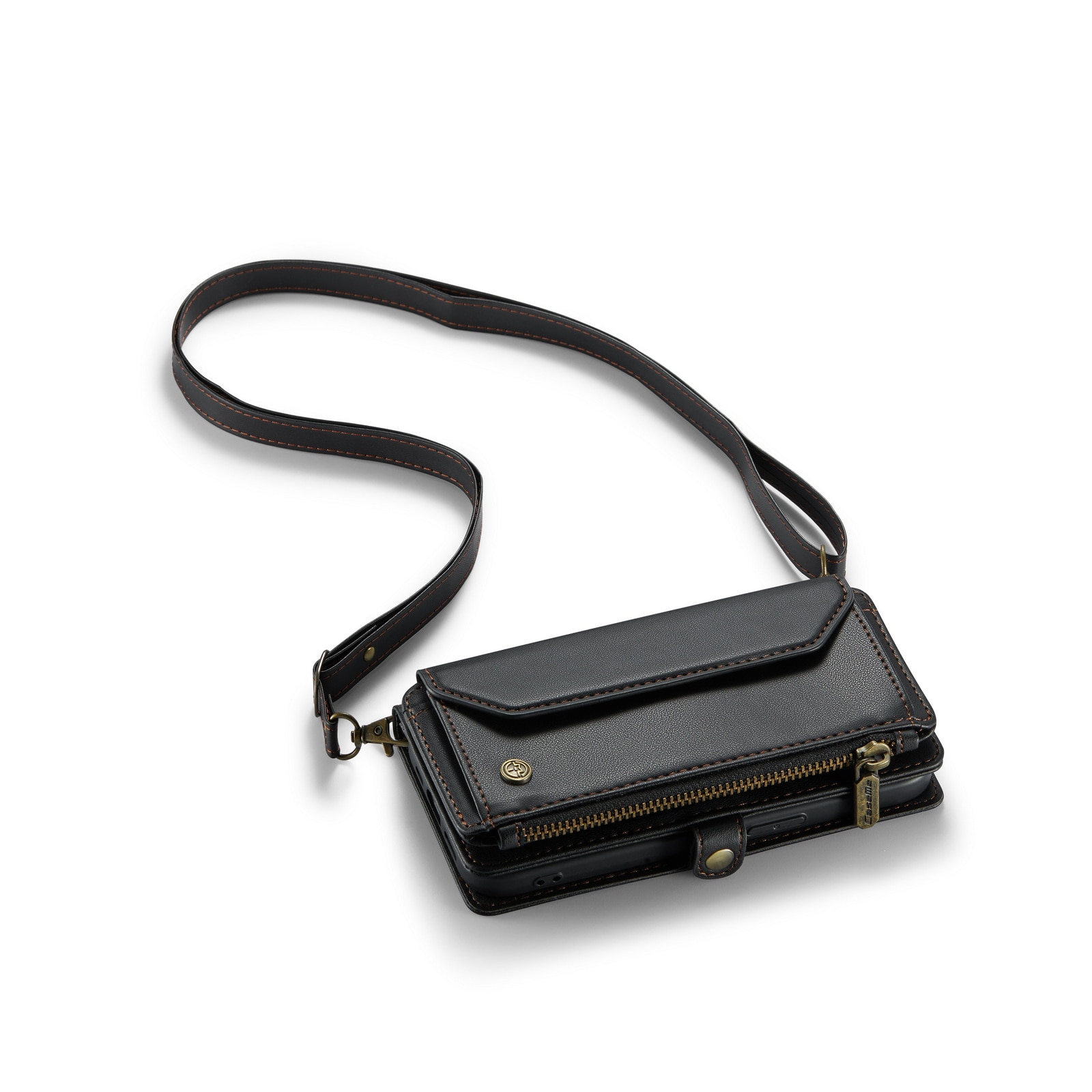 Lompakkolaukku iPhone 15 Pro musta