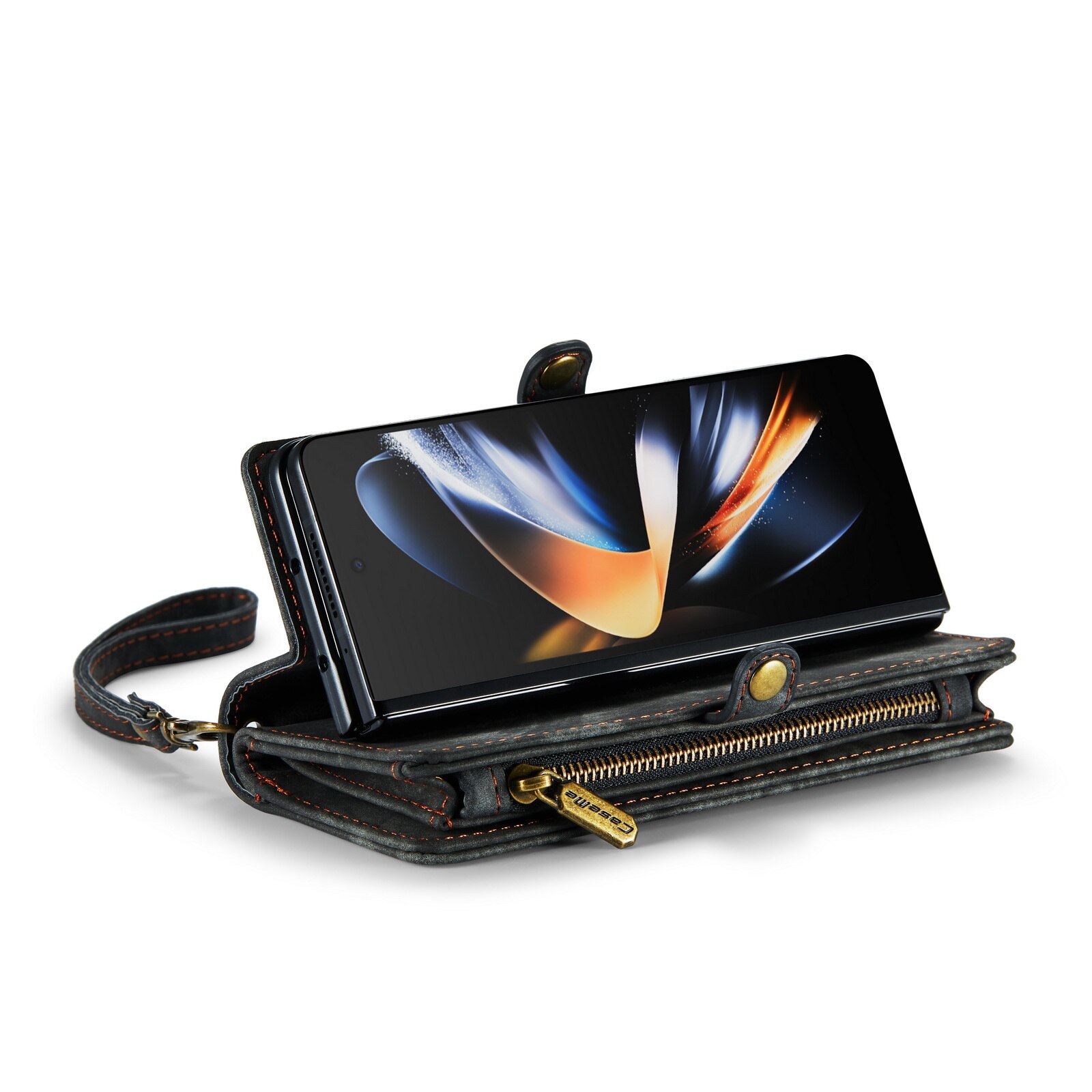 Multi-slot Suojakotelo Samsung Galaxy Z Fold 5 harmaa