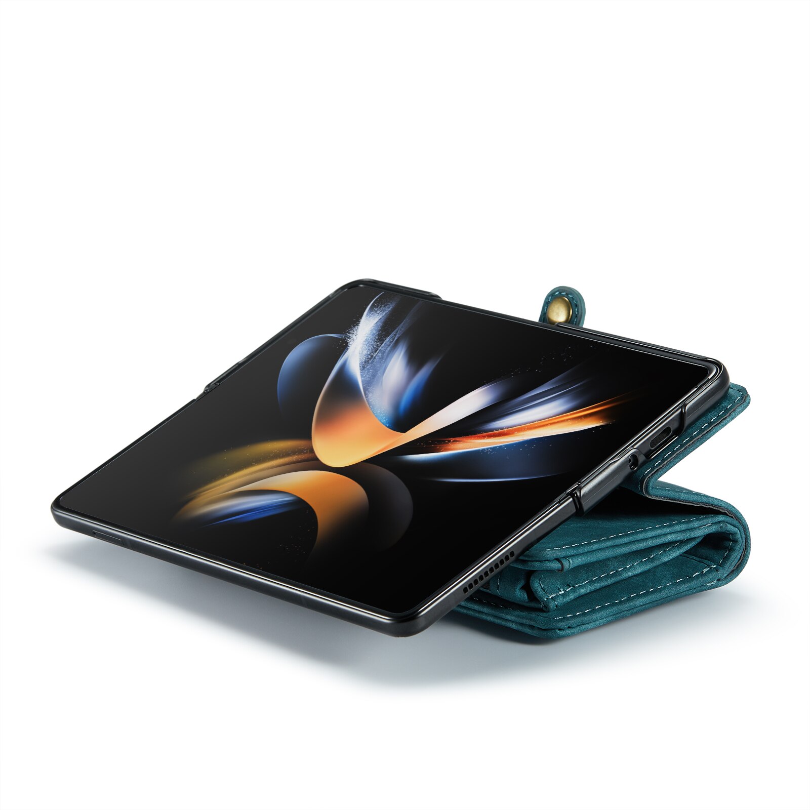 Multi-slot Suojakotelo Samsung Galaxy Z Fold 5 sininen