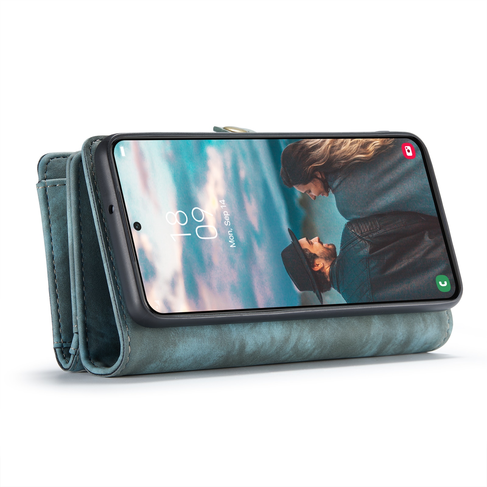 Multi-slot Suojakotelo Samsung Galaxy S22 Sininen