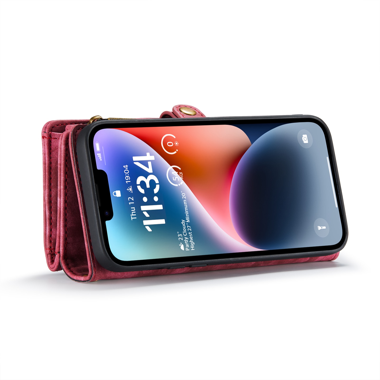 Multi-slot Suojakotelo iPhone 14 Plus punainen