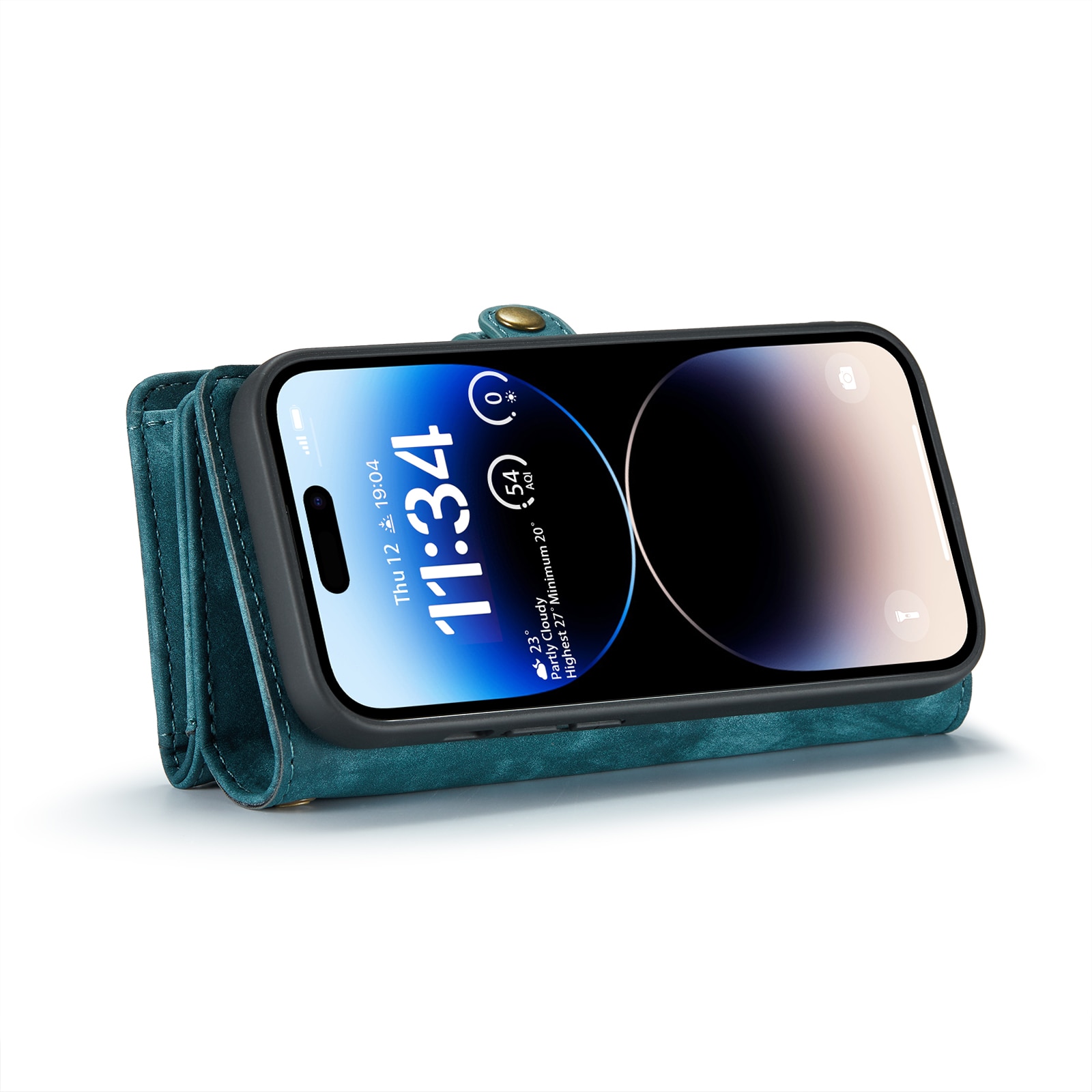 Multi-slot Suojakotelo iPhone 14 Pro sininen