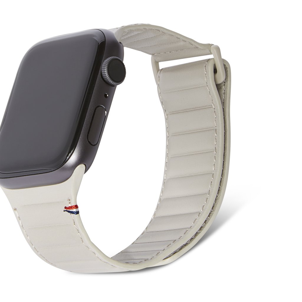Leather Magnetic Traction Strap Apple Watch 41mm Series 8 Clay