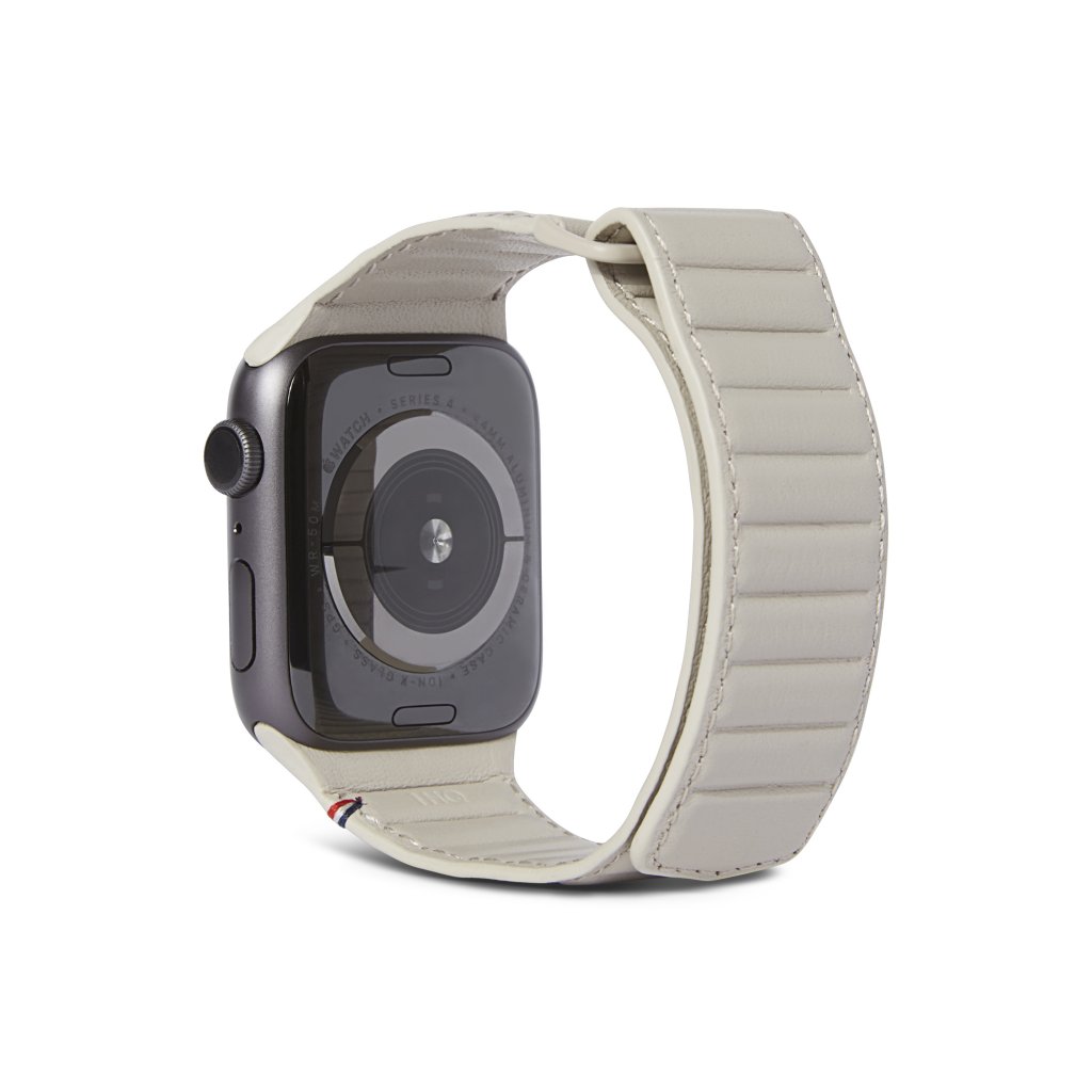 Leather Magnetic Traction Strap Apple Watch SE 40mm Clay