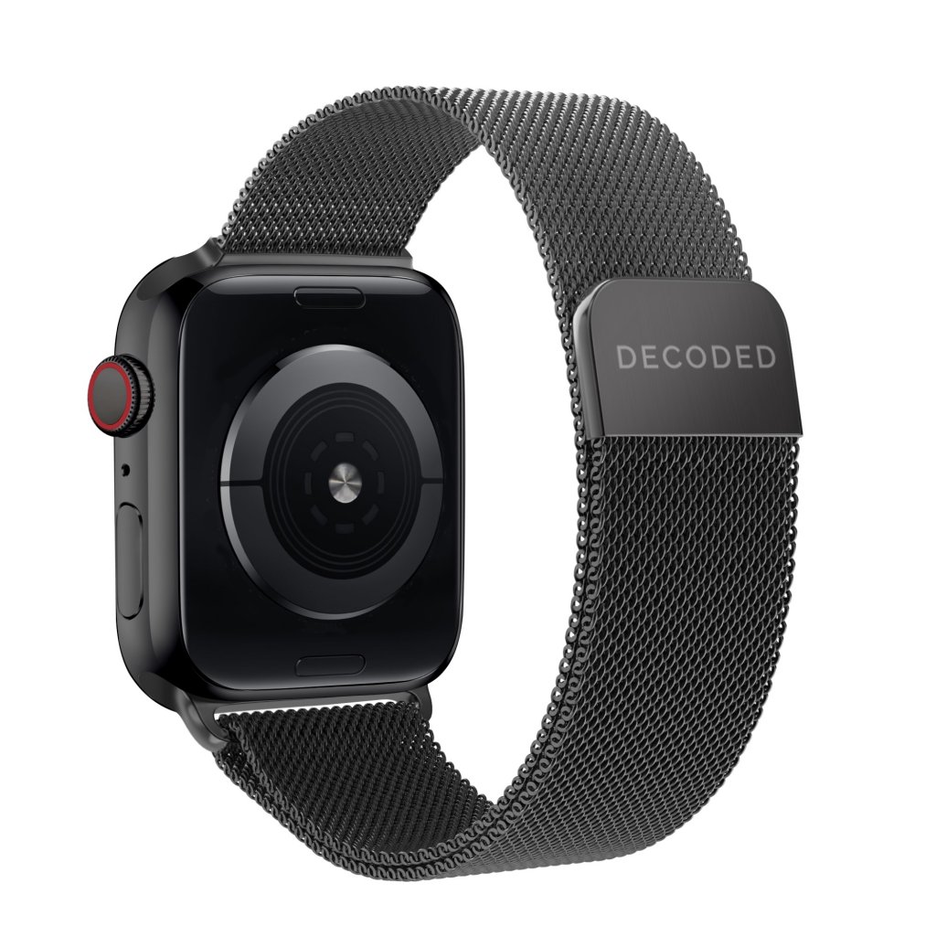 Milan Traction Strap Apple Watch 41mm Series 9 Black