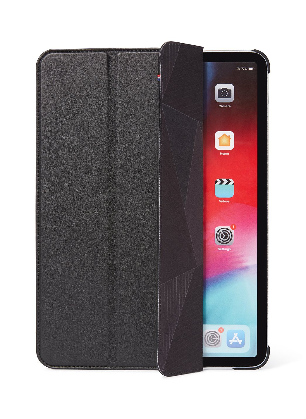 Kotelo Slim Leather iPad Air 10.9 5th Gen (2022) Black