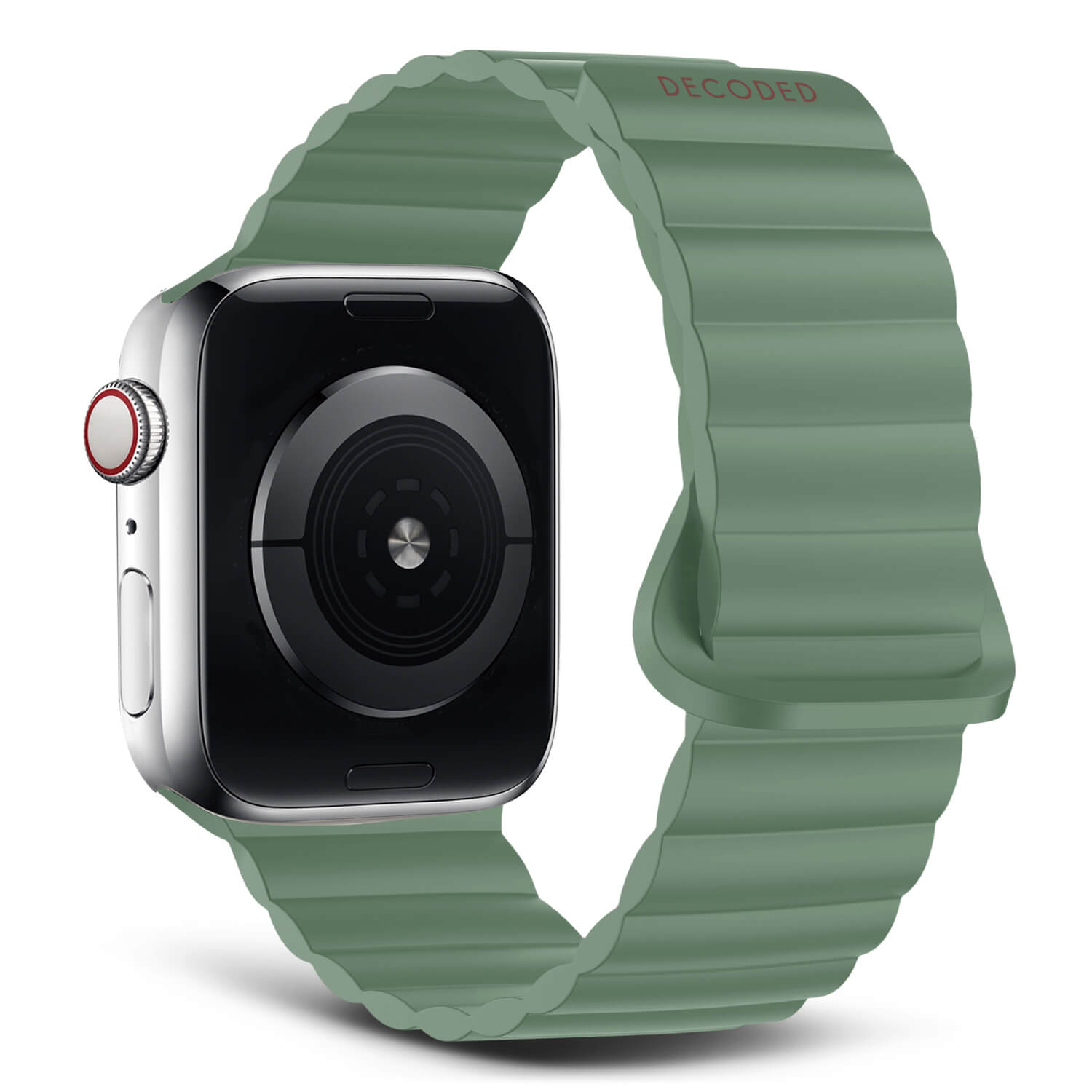 Silicone Traction Loop Strap Apple Watch 41mm Series 9 Sage Leaf