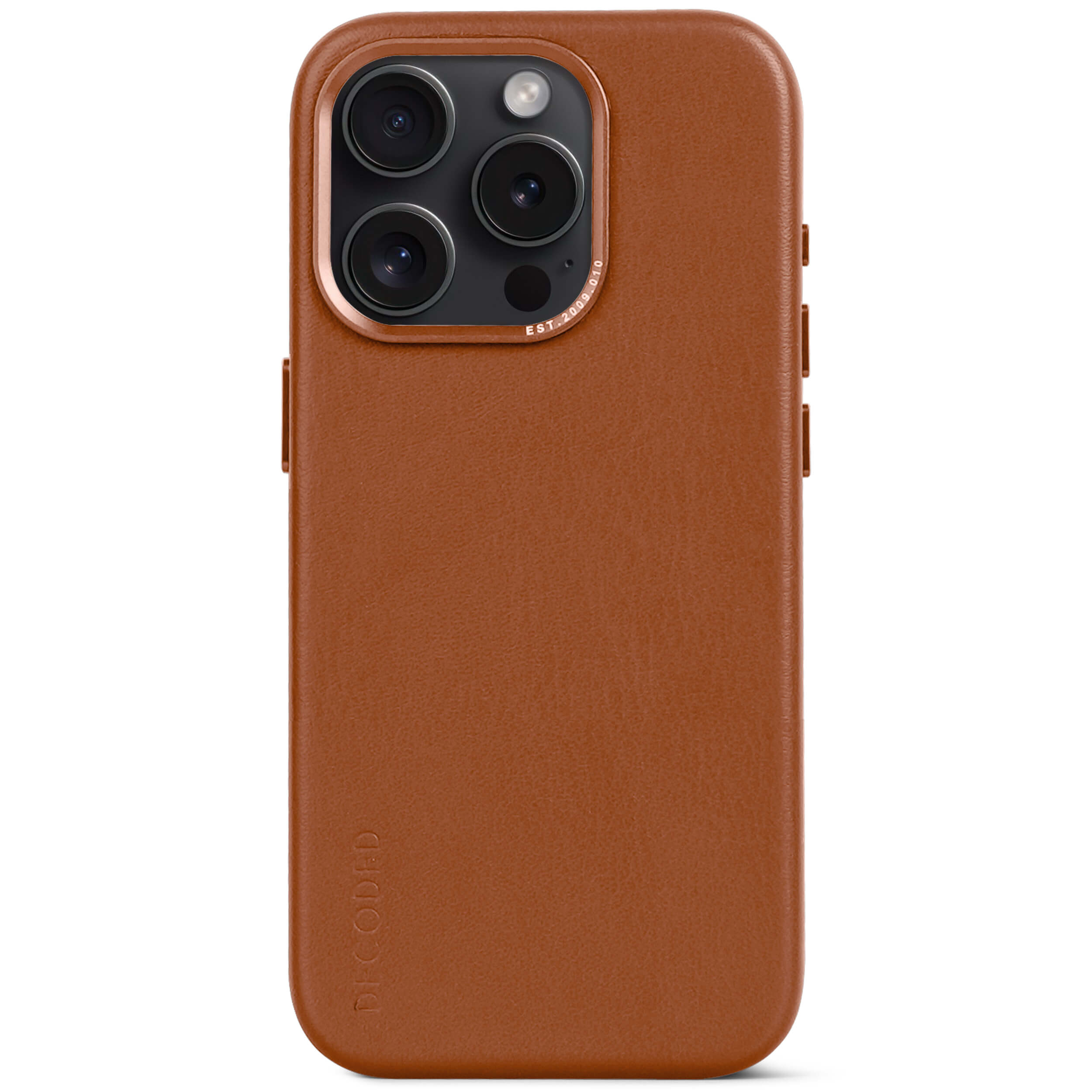 Leather Back Cover iPhone 15 Pro Tan