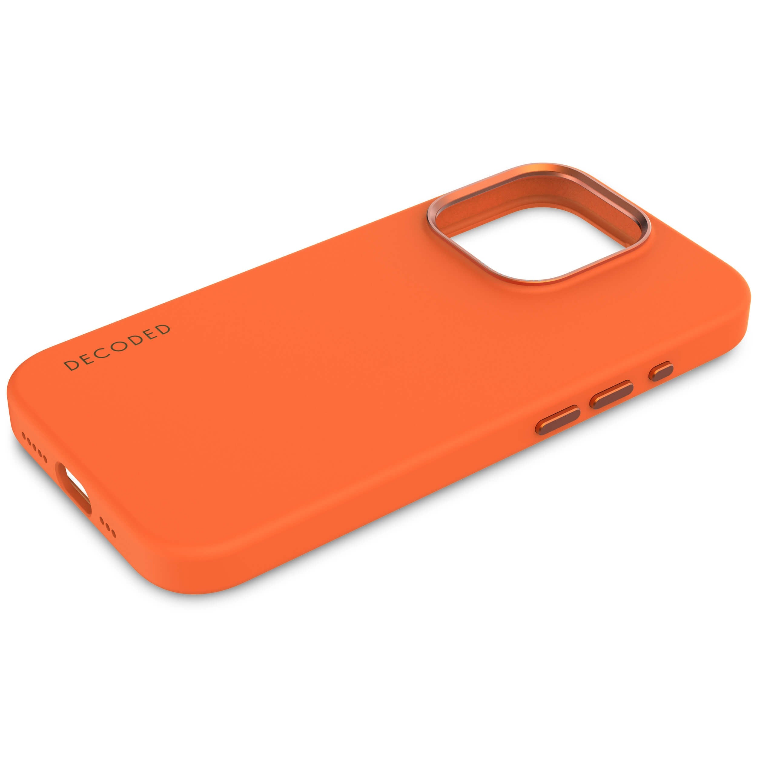AntiMicrobial Silicone Back Cover iPhone 15 Pro Apricot