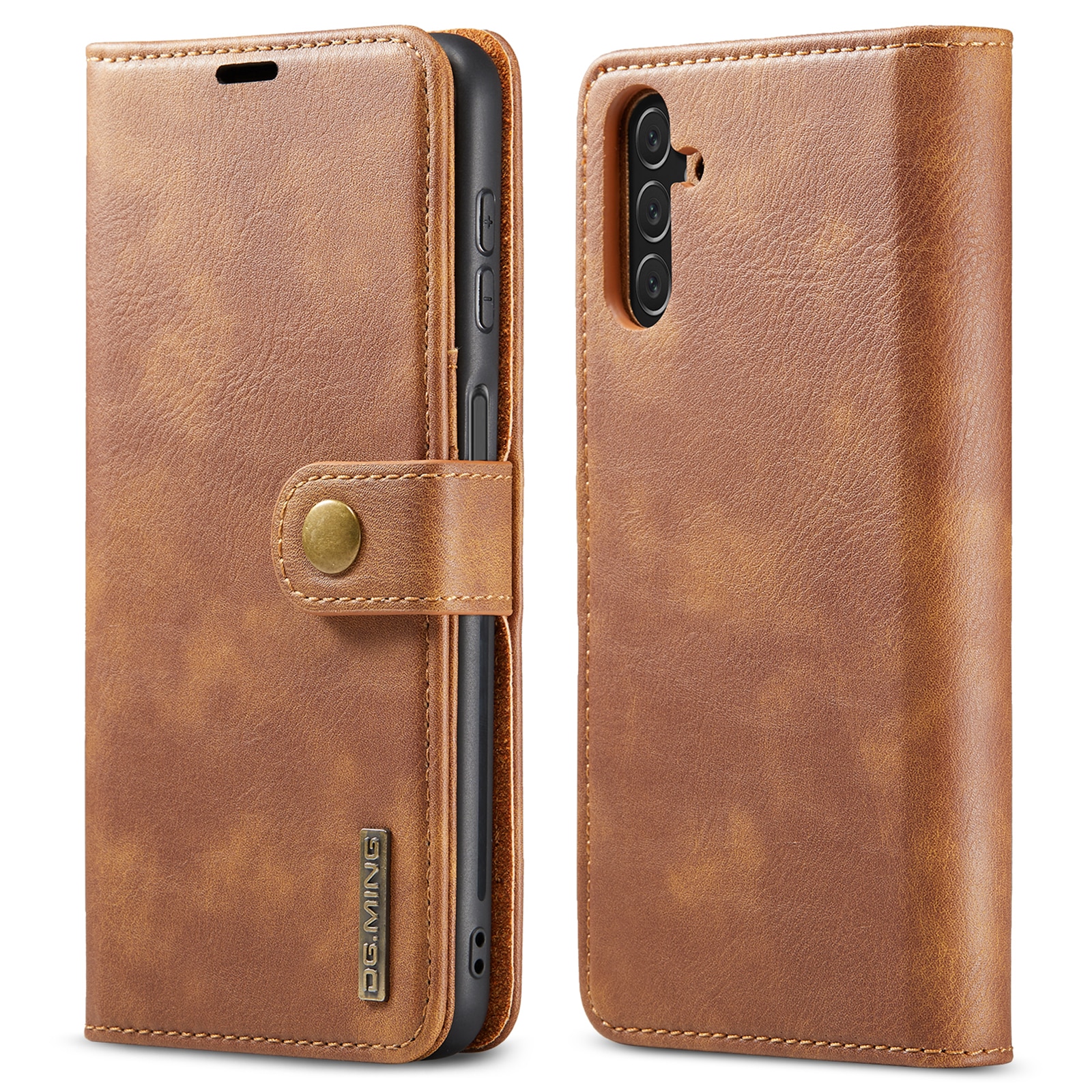 Magnet Wallet Samsung Galaxy A14 Cognac