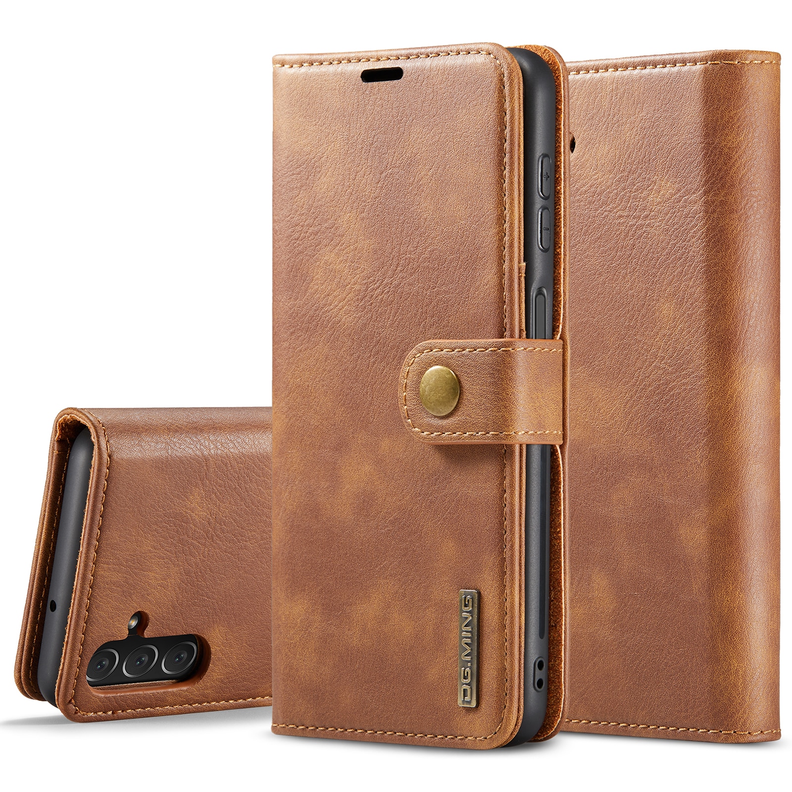 Magnet Wallet Samsung Galaxy A14 Cognac