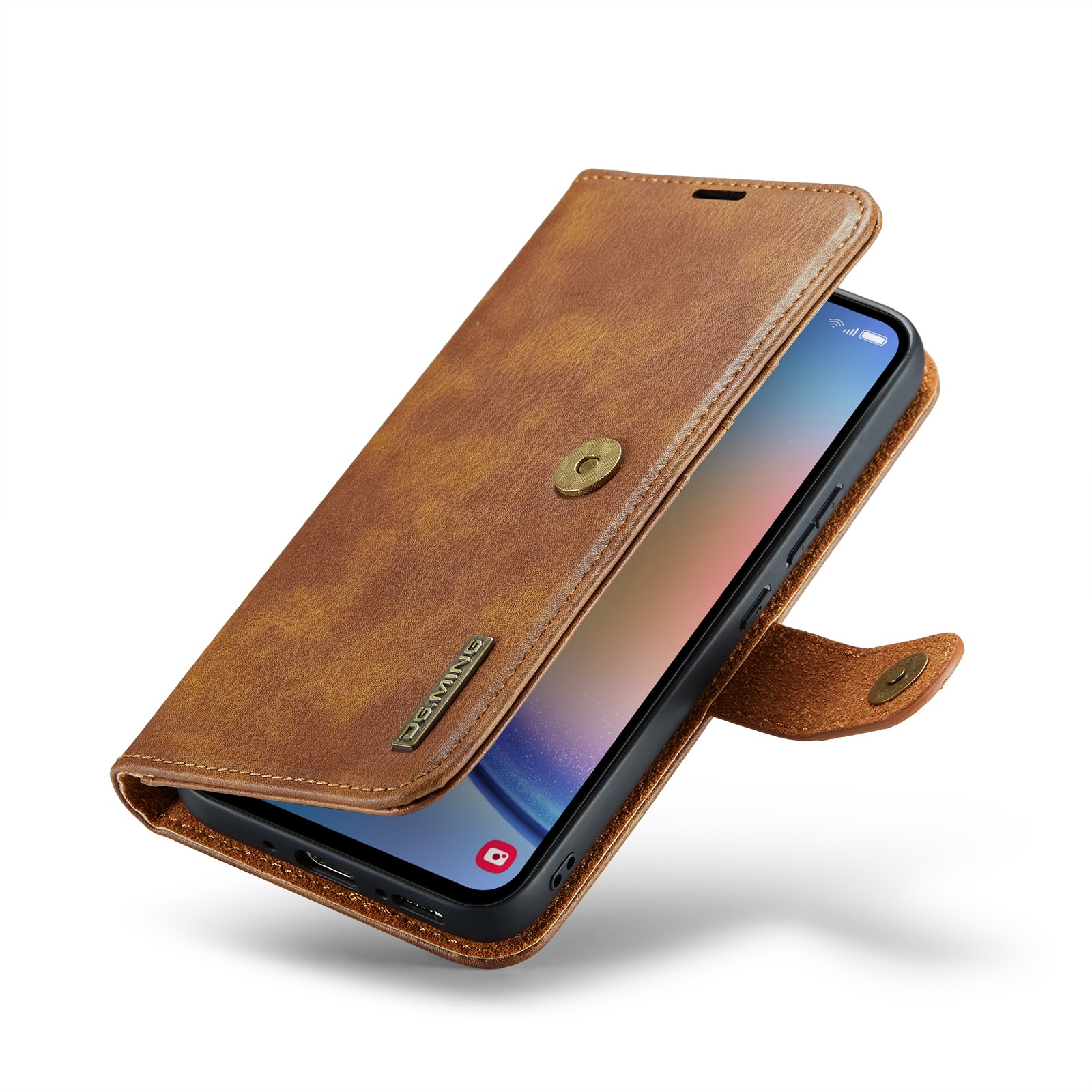 Magnet Wallet Samsung Galaxy A34 Cognac