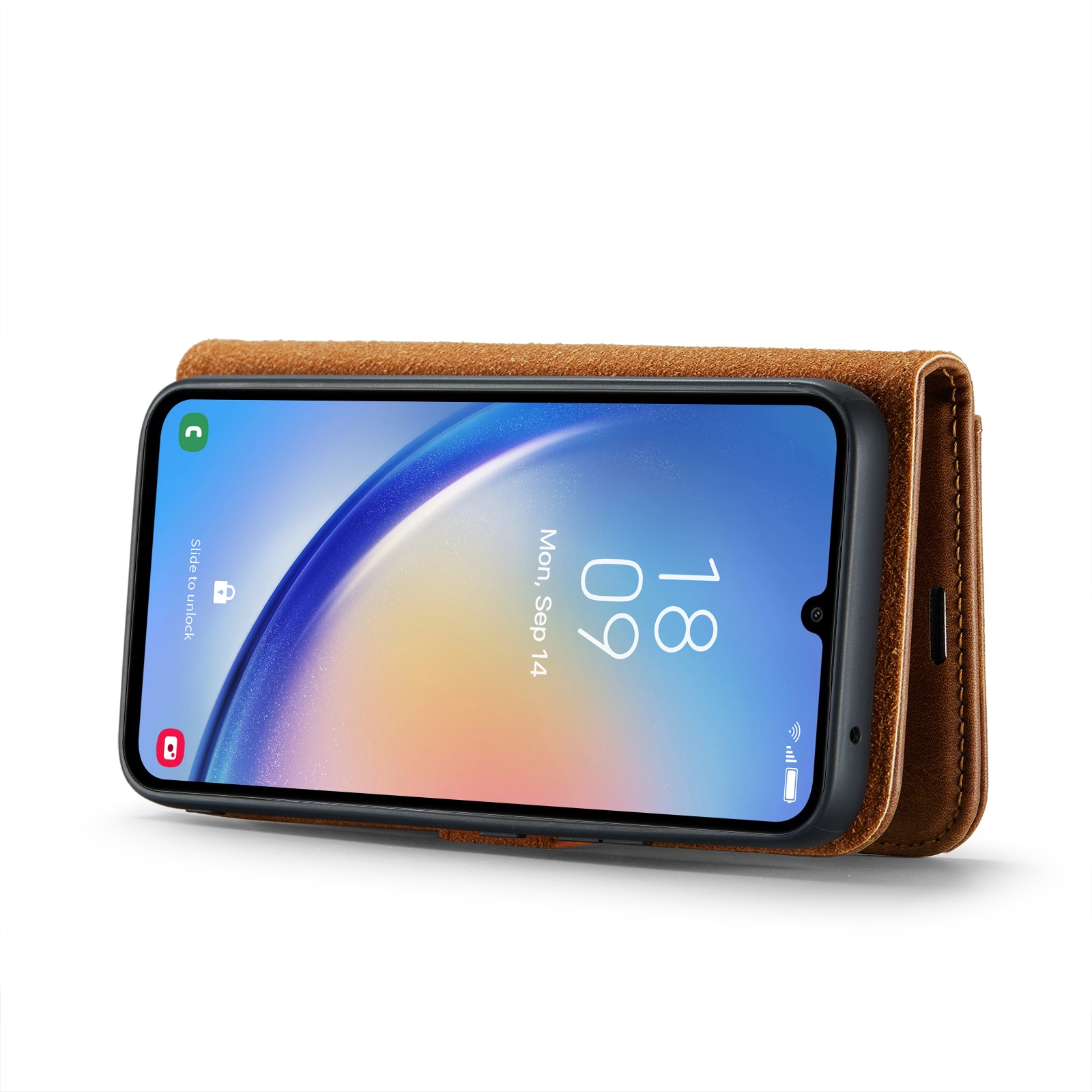 Magnet Wallet Samsung Galaxy A34 Cognac