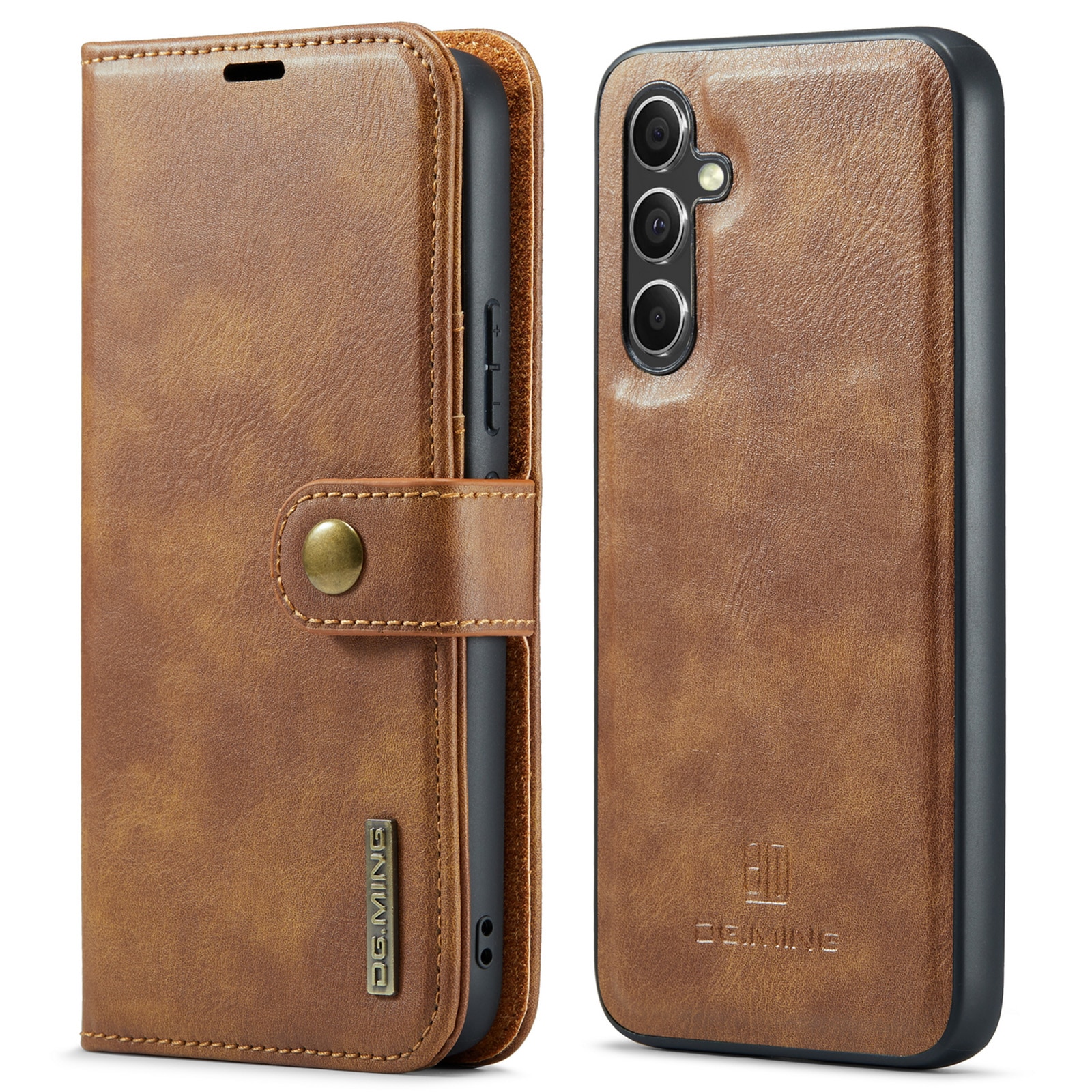 Magnet Wallet Samsung Galaxy S23 FE Cognac