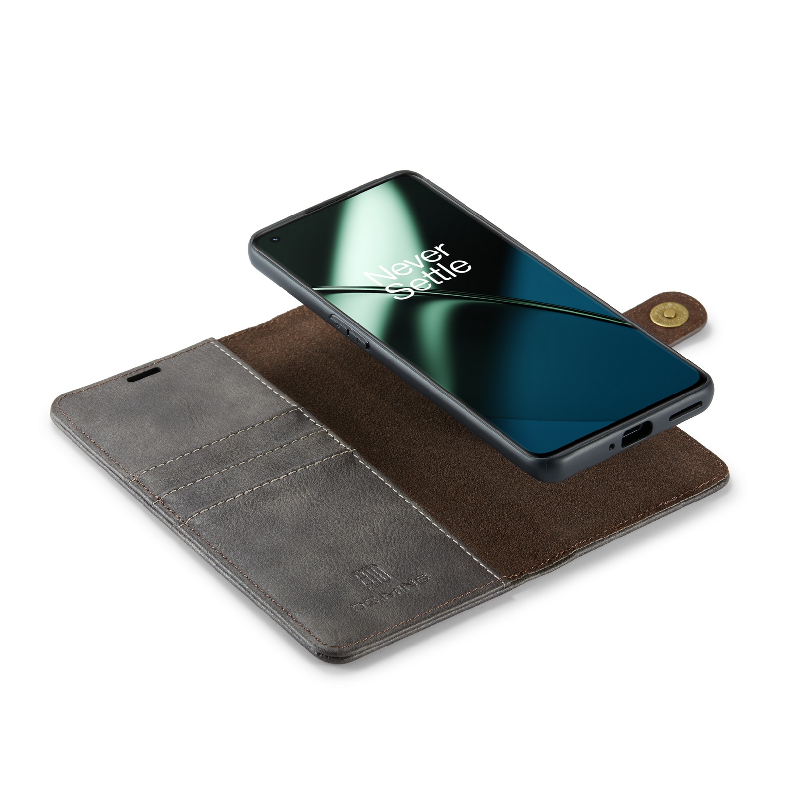 Magnet Wallet OnePlus 11 Brown