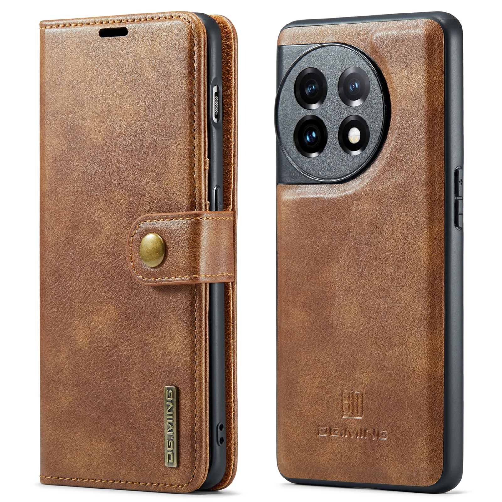 Magnet Wallet OnePlus 11 Cognac