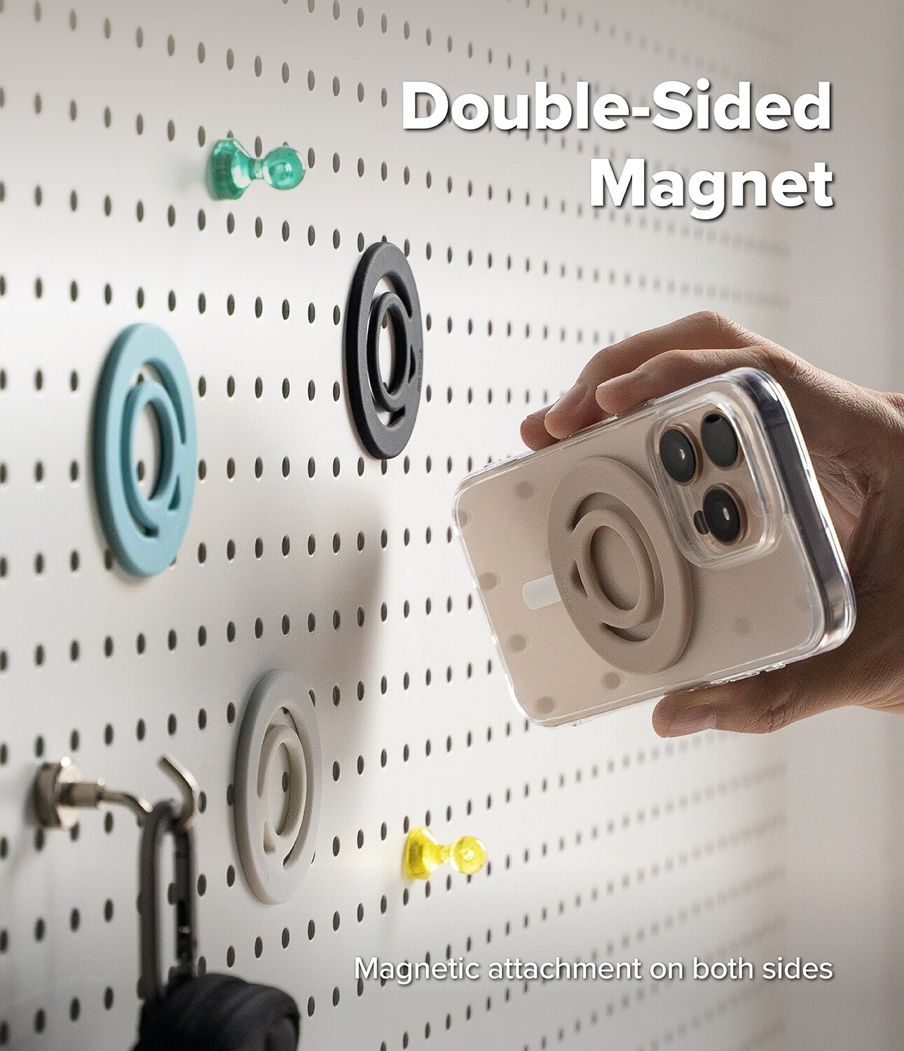 Dual Magnetic Silicone Ring Musta