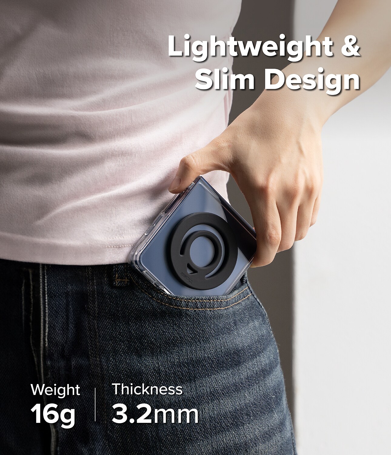 Dual Magnetic Silicone Ring Musta