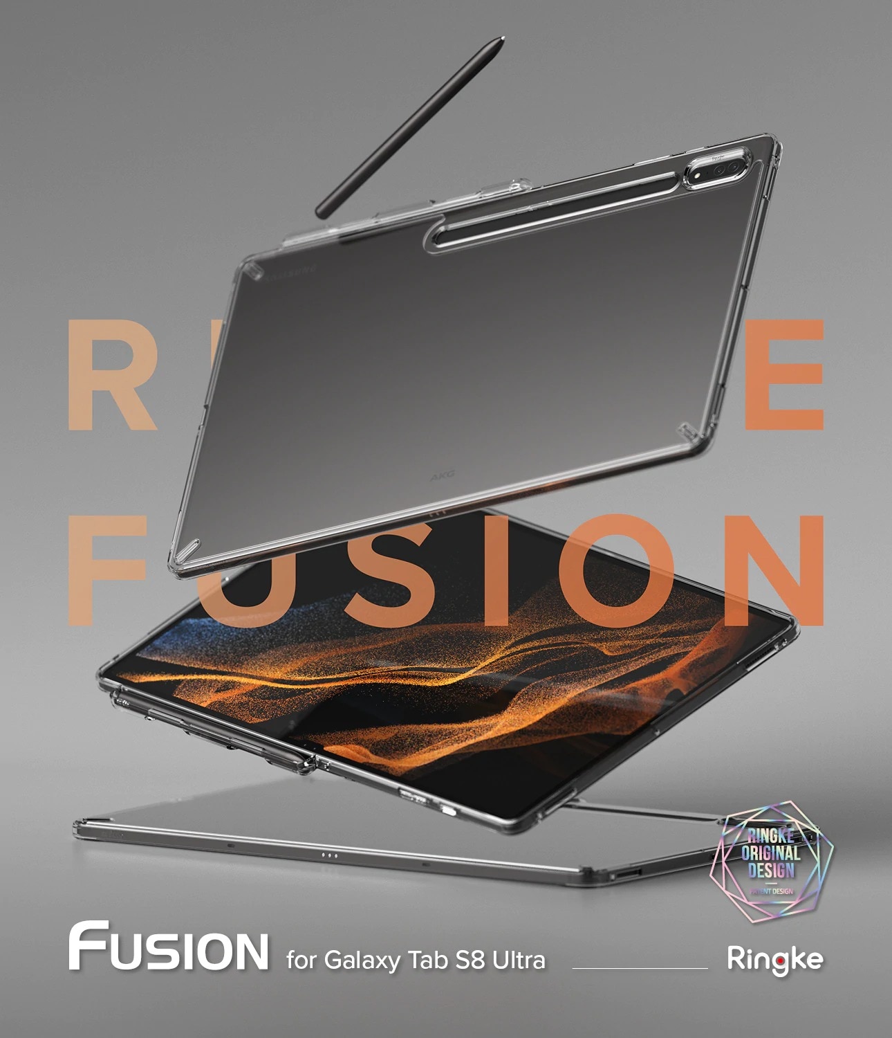 Fusion Case Galaxy Tab S8 Ultra Clear