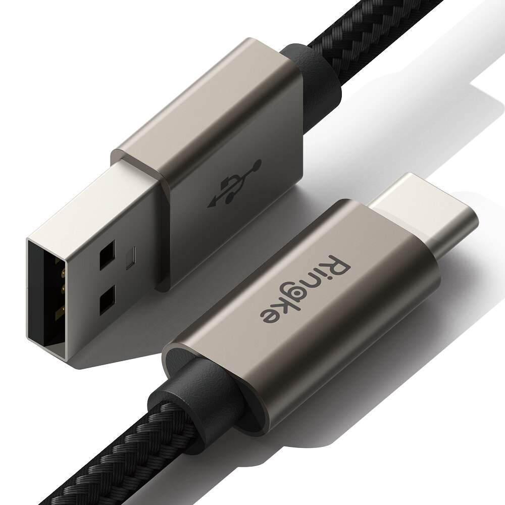 Fast Charging Basic Kaapeli USB-A -> USB-C 1m musta