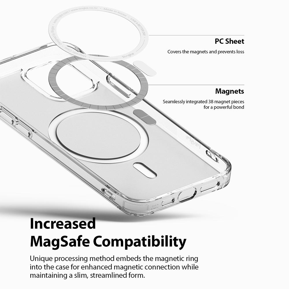 Fusion Magnetic Case iPhone 12/12 Pro Matte Clear