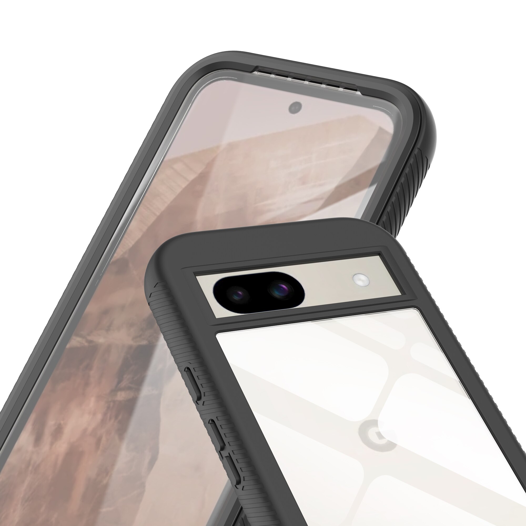 Full Protection Case Google Pixel 8a musta