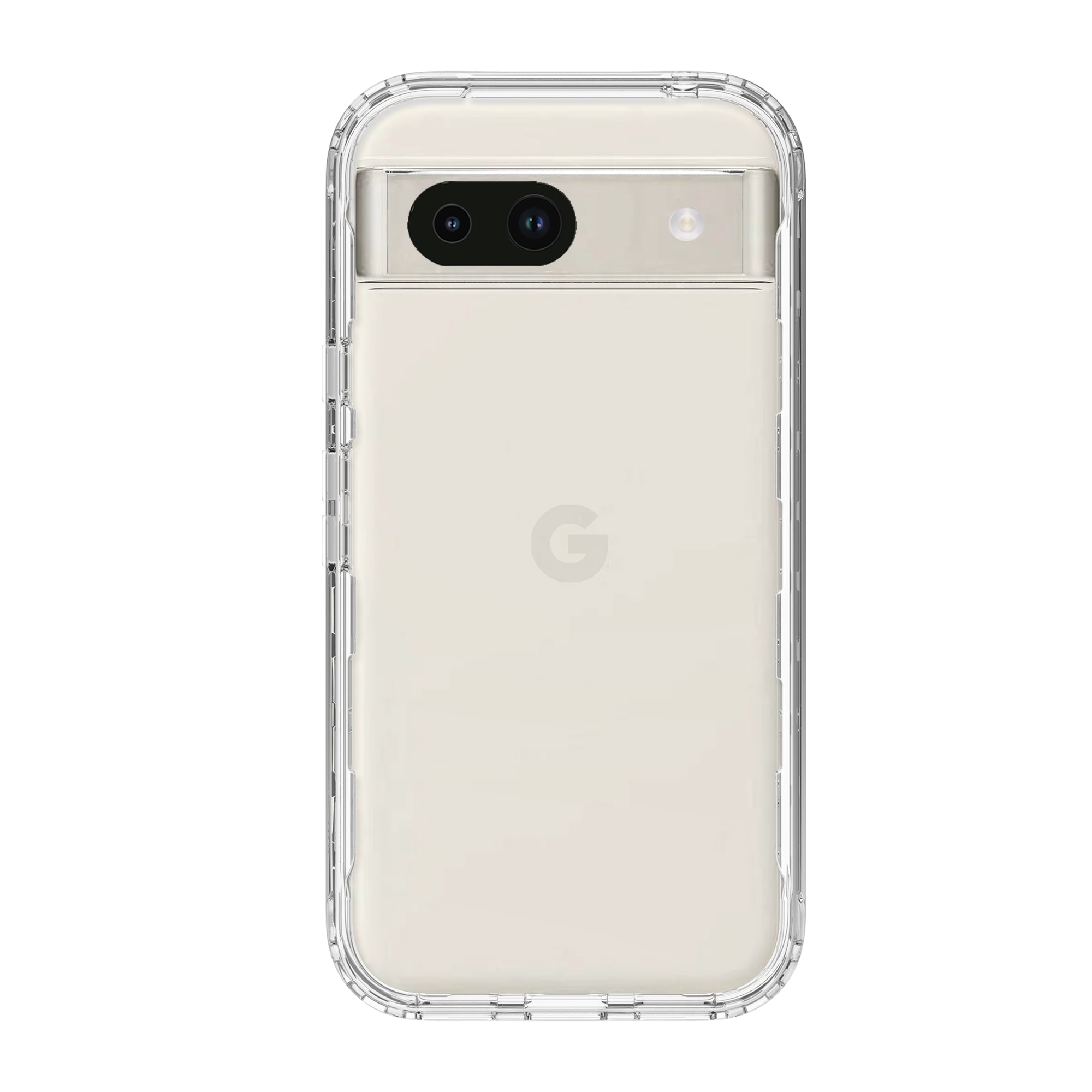 Full Protection Case Google Pixel 8a läpinäkyvä
