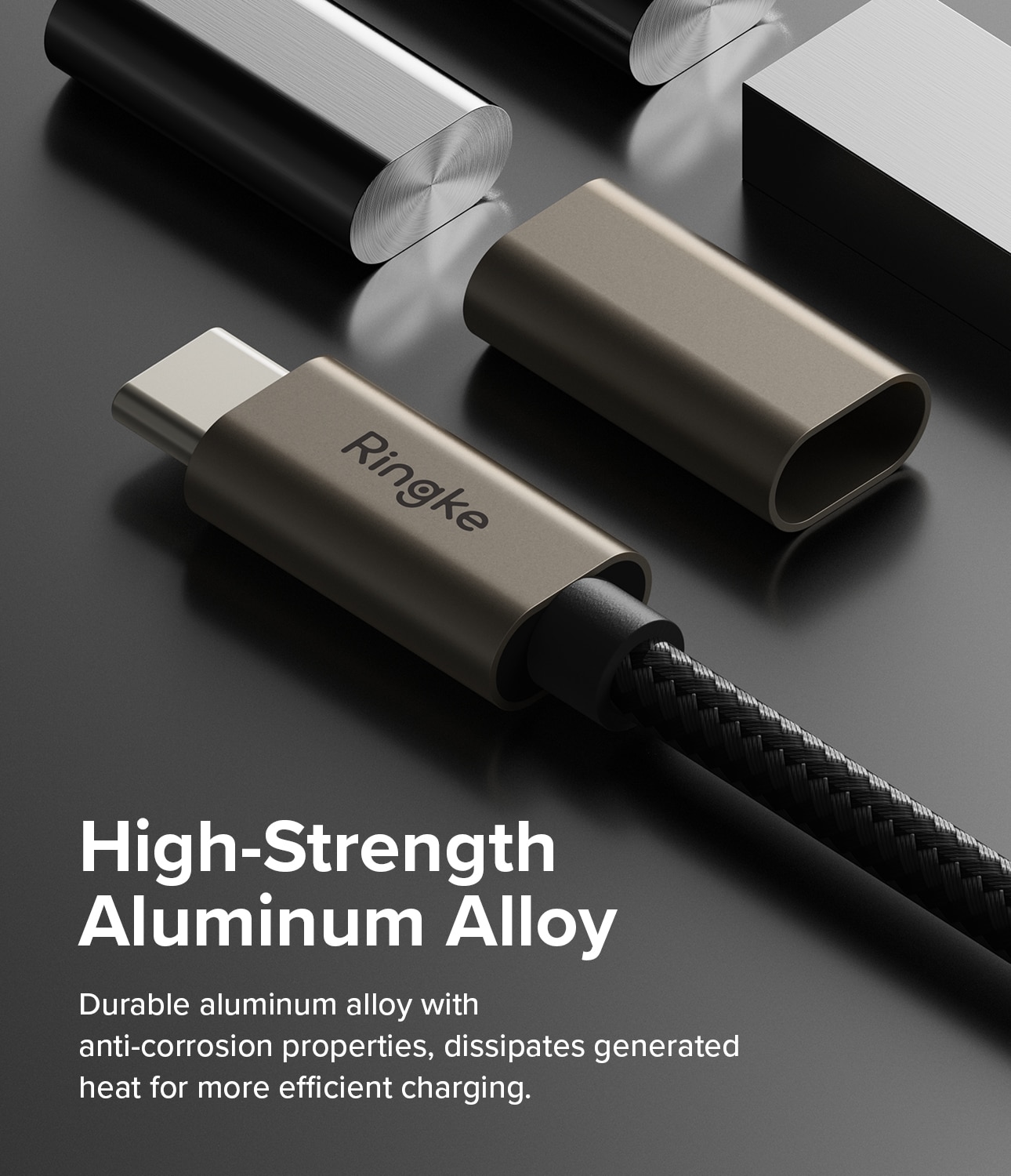 Fast Charging Basic Kaapeli USB-A -> USB-C 1m musta