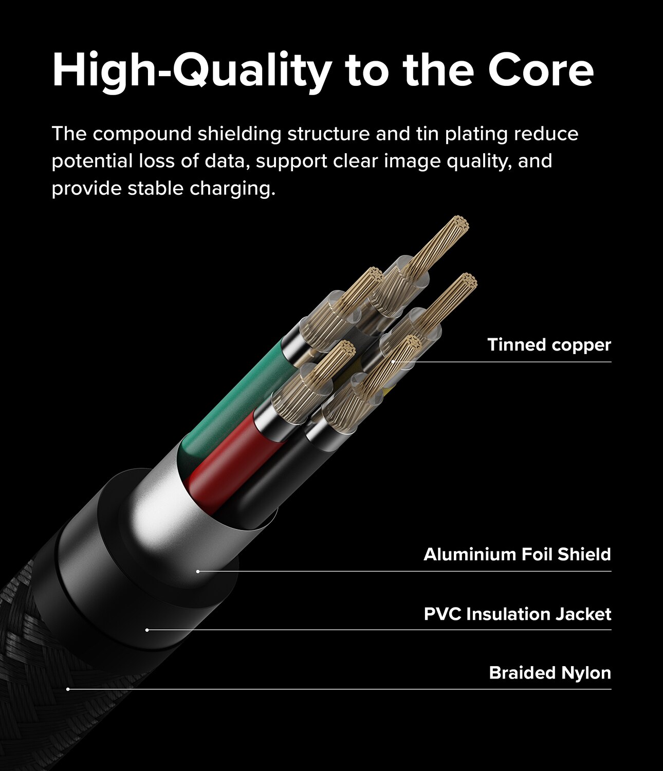 Fast Charging Basic Kaapeli USB-C -> USB-C 1m musta