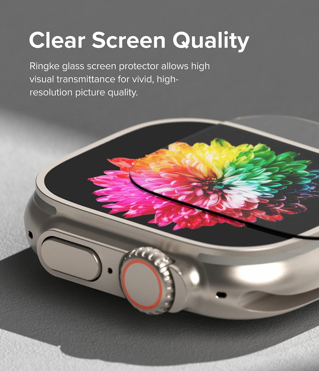 Screen Tempered Glass Apple Watch Ultra 49mm (4-pack)