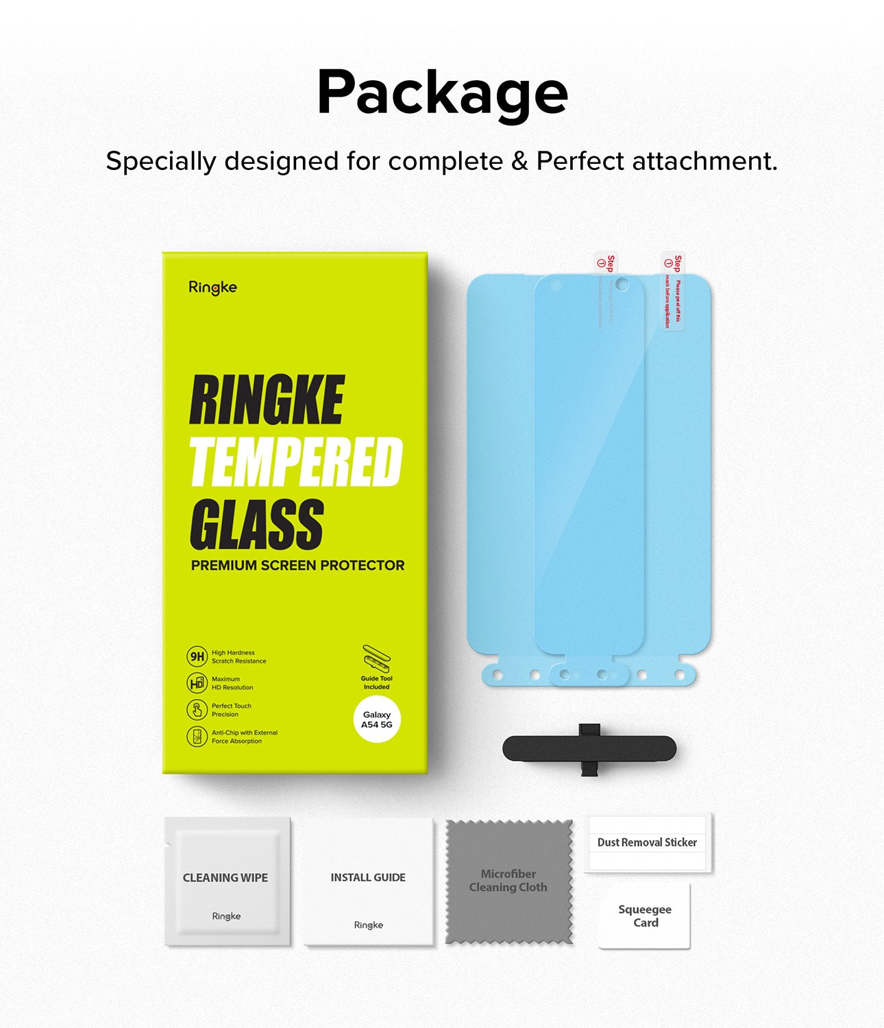 Screen Protector Glass Samsung Galaxy A54 (2-pack)