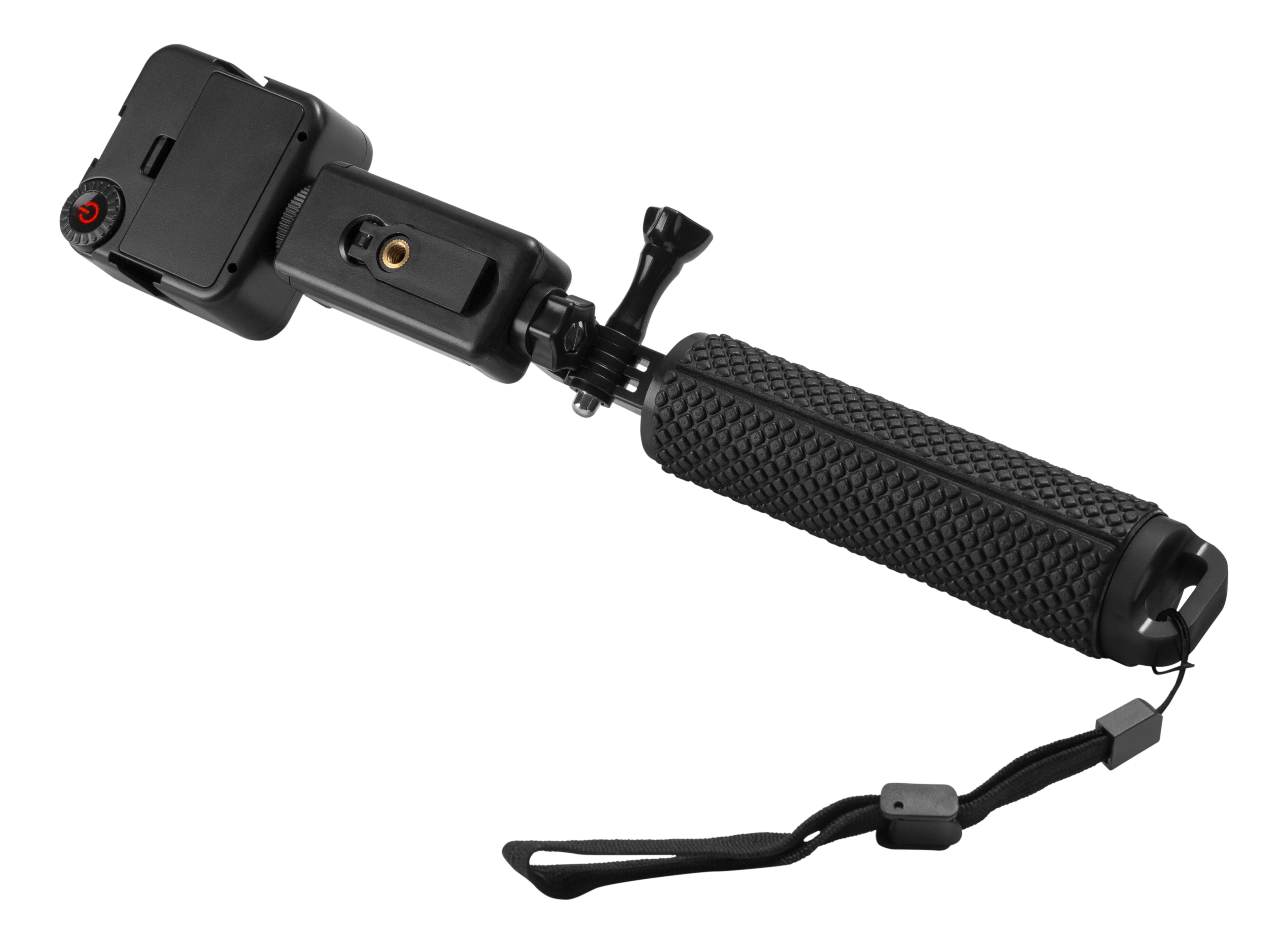 Selfietikku LED-valaistuksella musta