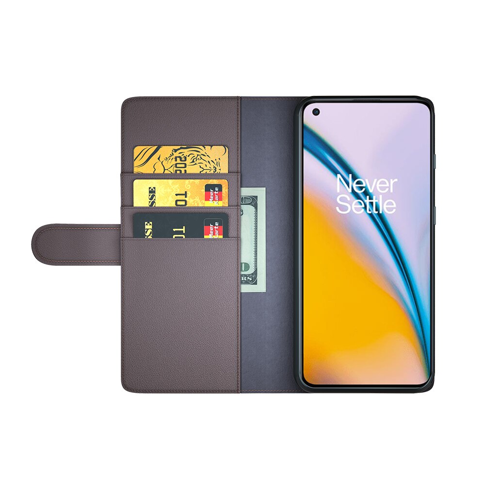 Aito Nahkakotelo  OnePlus Nord 2 5G Ruskea