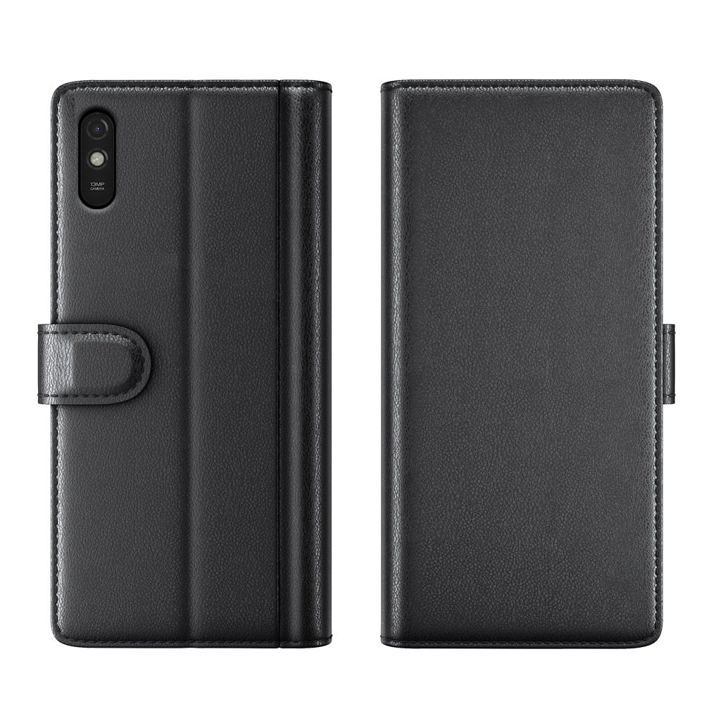 Aito Nahkakotelo Xiaomi Redmi 9AT Musta