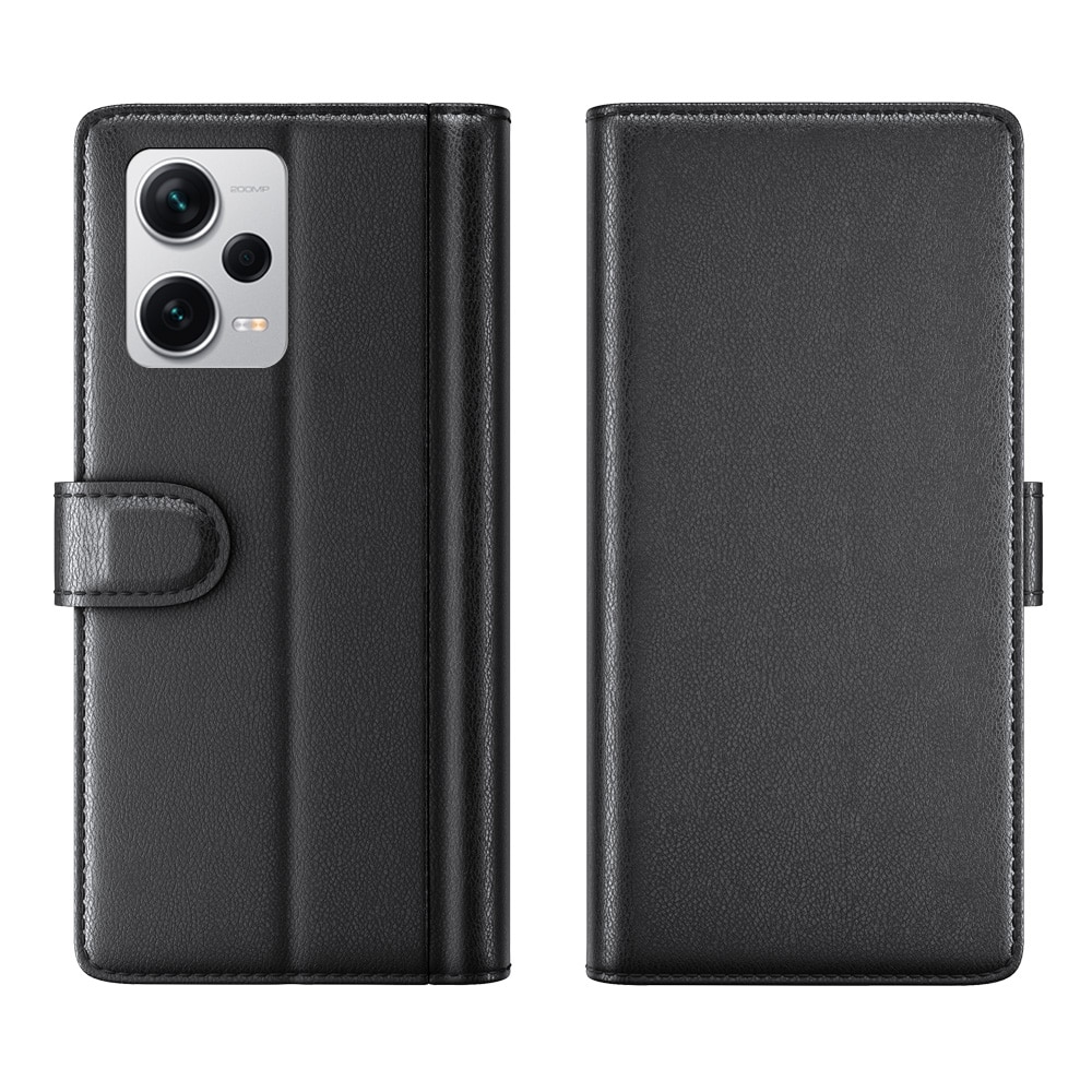 Aito Nahkakotelo Xiaomi Redmi Note 12 Pro Plus Musta