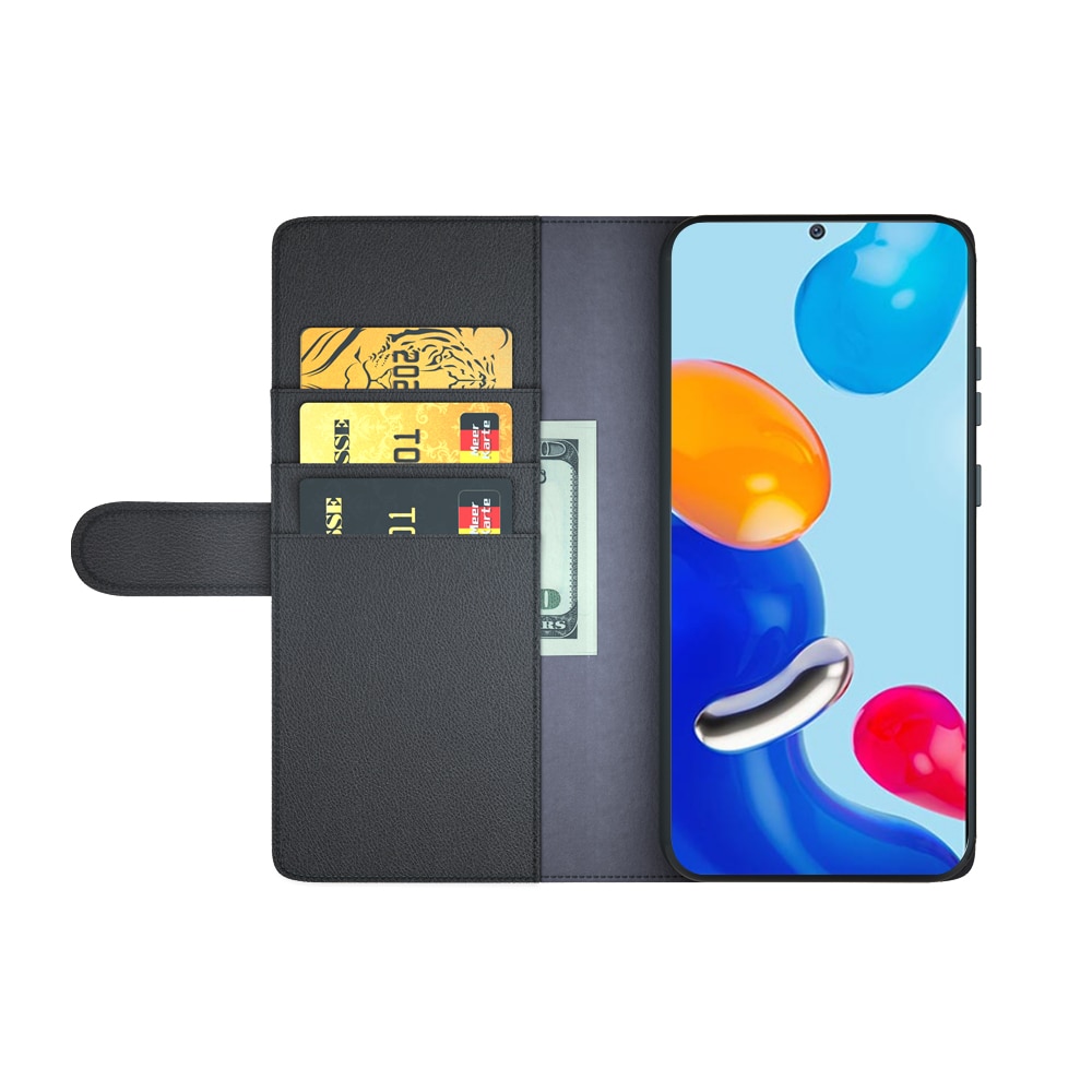 Aito Nahkakotelo Xiaomi Redmi Note 11 musta