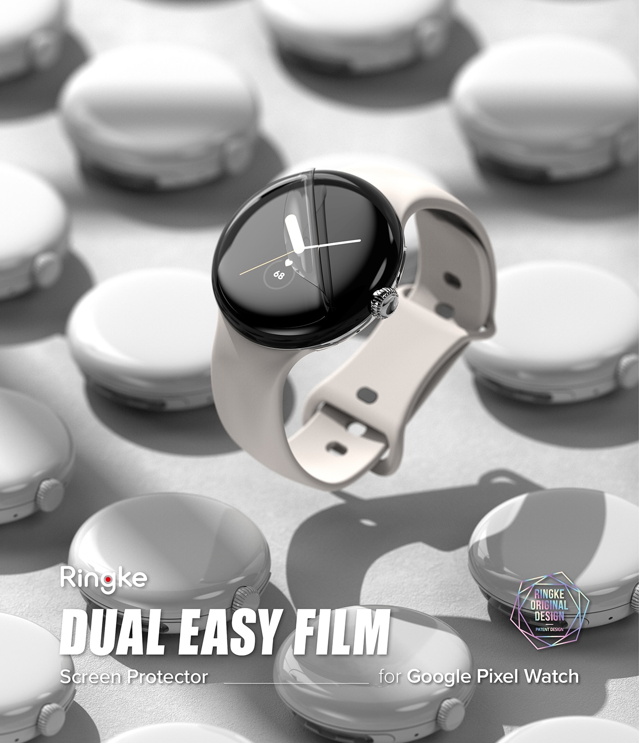 Dual Easy Screen Protector (3-pack) Google Pixel Watch 2
