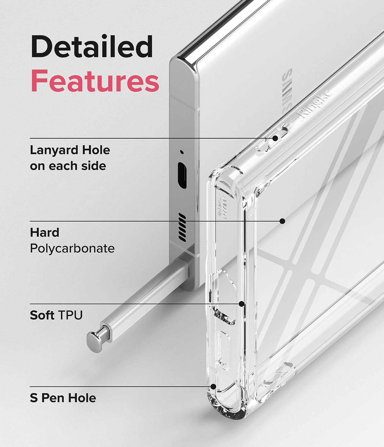 Fusion Case Samsung Galaxy S22 Ultra Kirkas