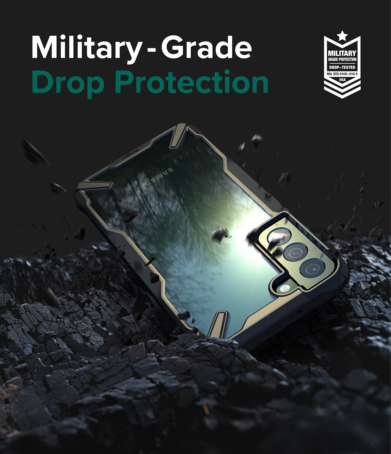 Fusion X Case Samsung Galaxy S22 Plus Musta
