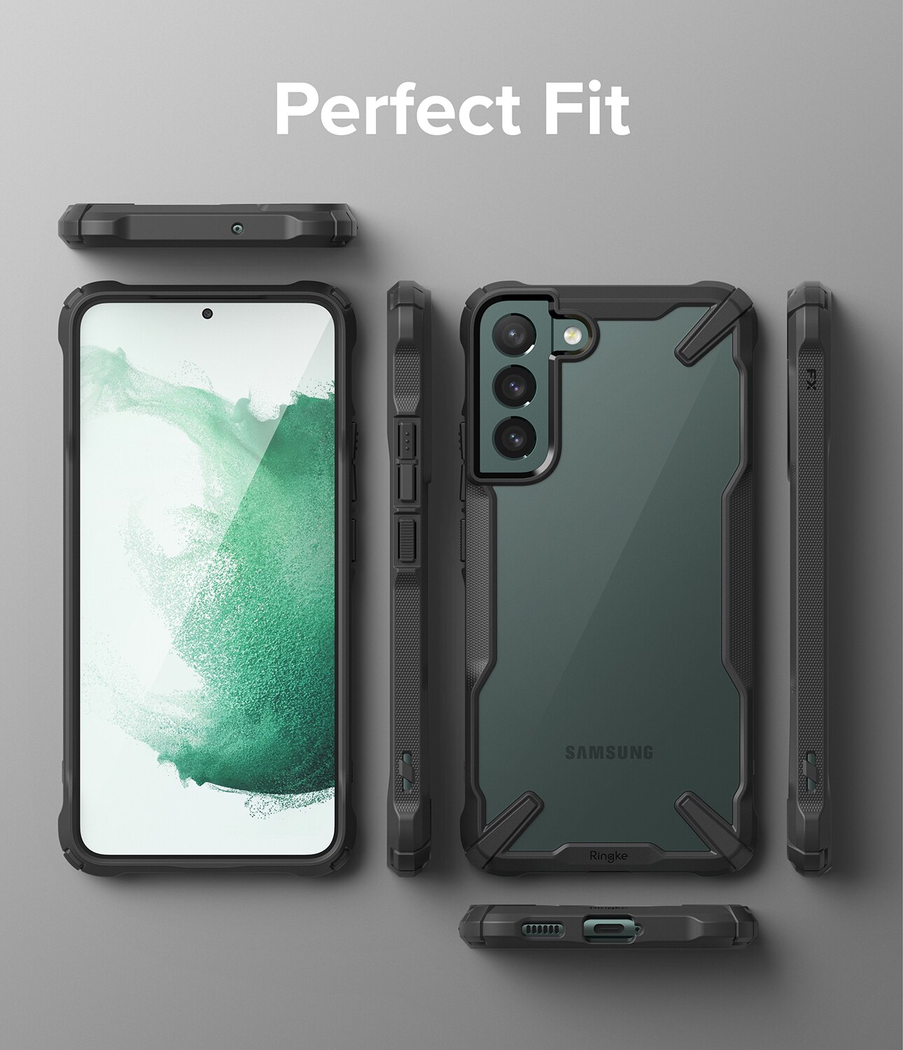 Fusion X Case Samsung Galaxy S22 Plus Musta