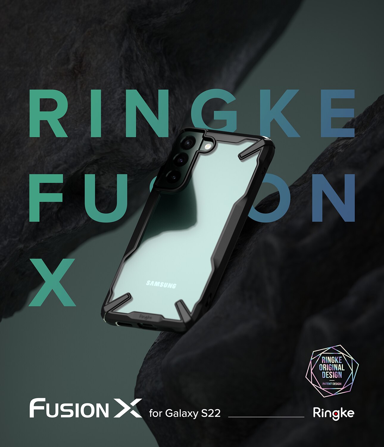 Fusion X Case Samsung Galaxy S22 Plus Musta
