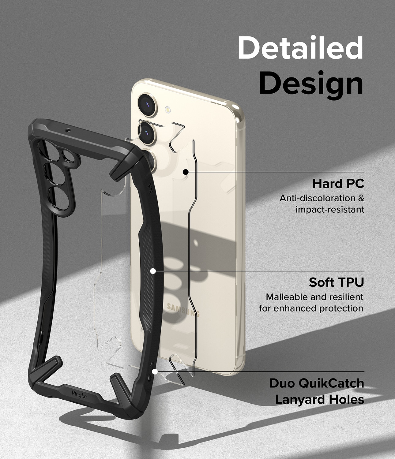 Fusion X Case Samsung Galaxy S23 Musta