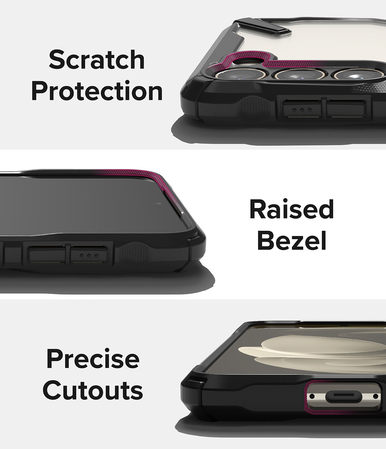 Fusion X Case Samsung Galaxy S23 Musta