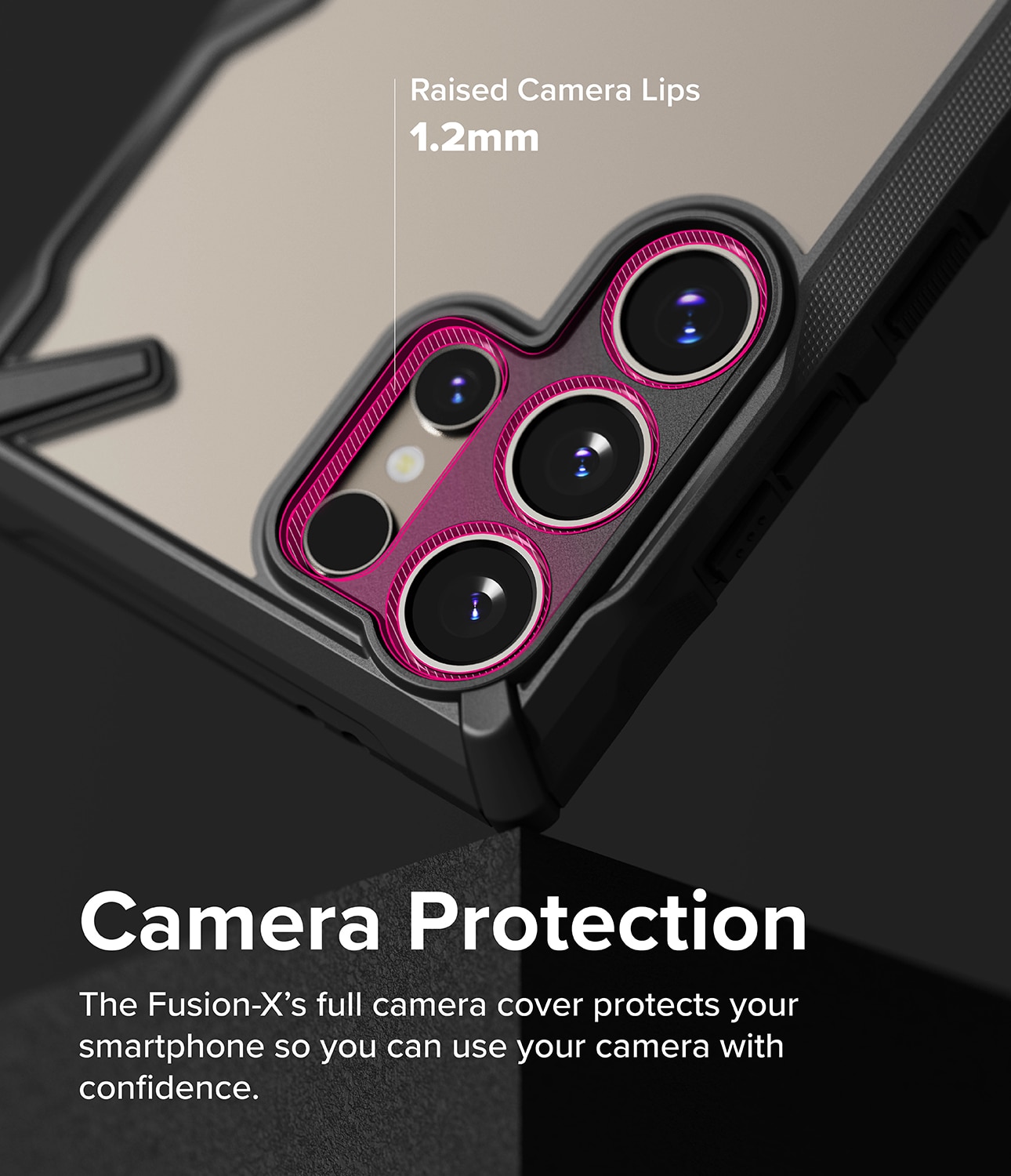 Fusion X Case Samsung Galaxy S24 Ultra musta