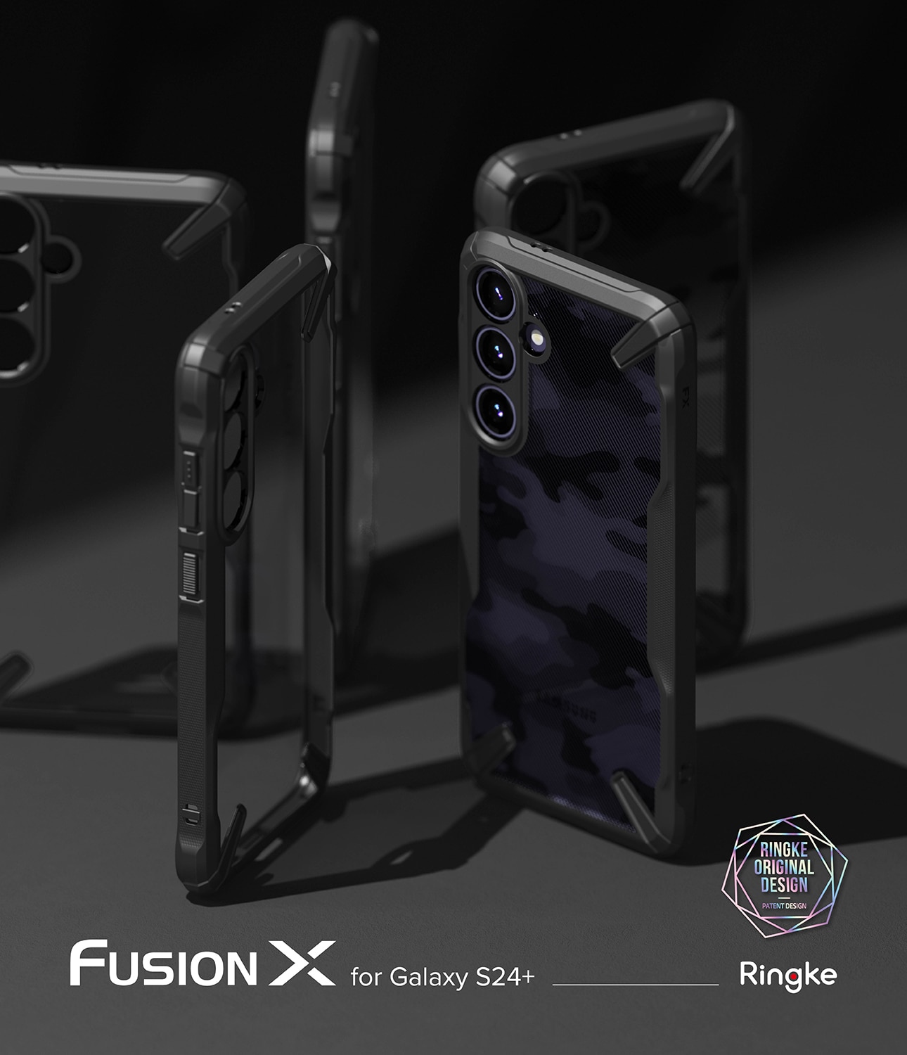 Fusion X Case Samsung Galaxy S24 musta