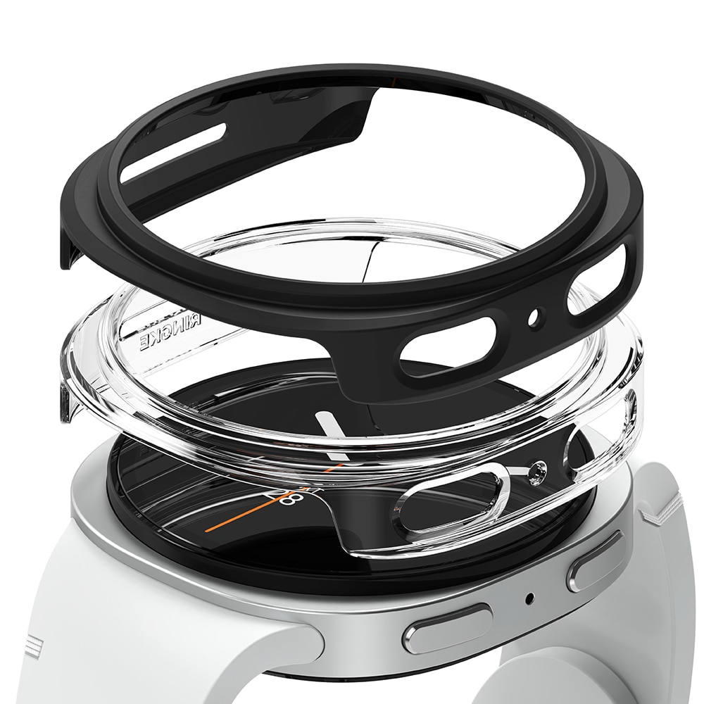 Slim Case (2-pack) Samsung Galaxy Watch 8 40mm Matte Black & Clear